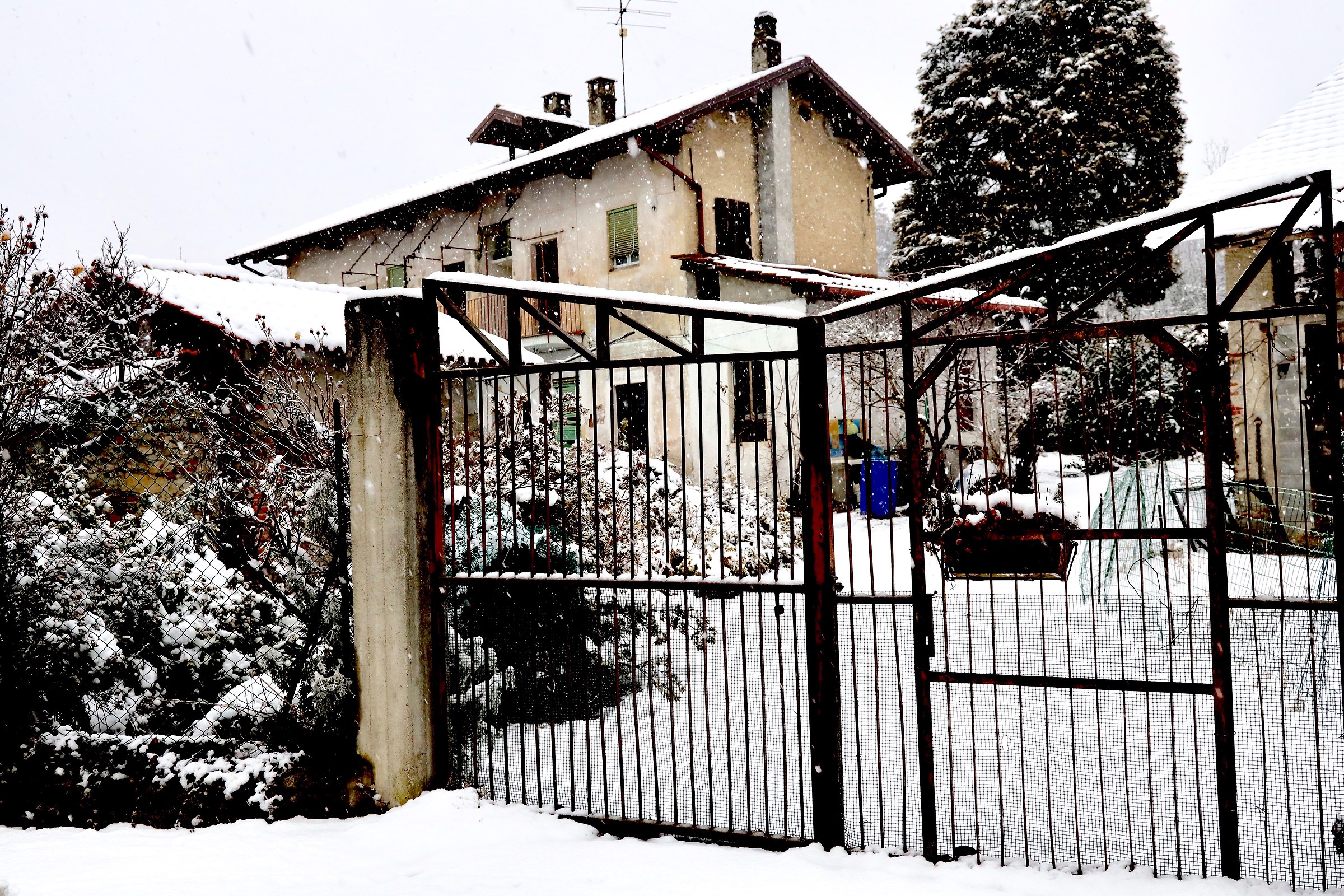 Snoing in the countryside