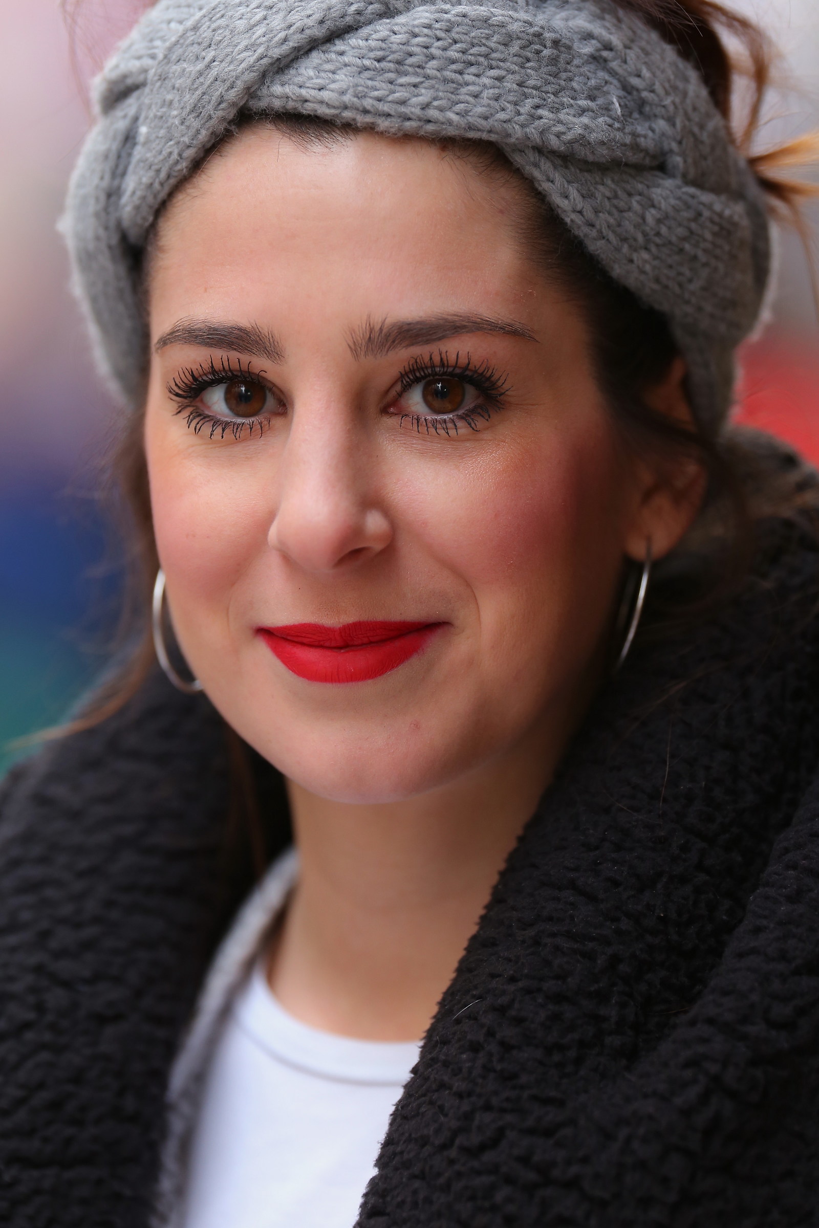 Eyelashes and Lipstick