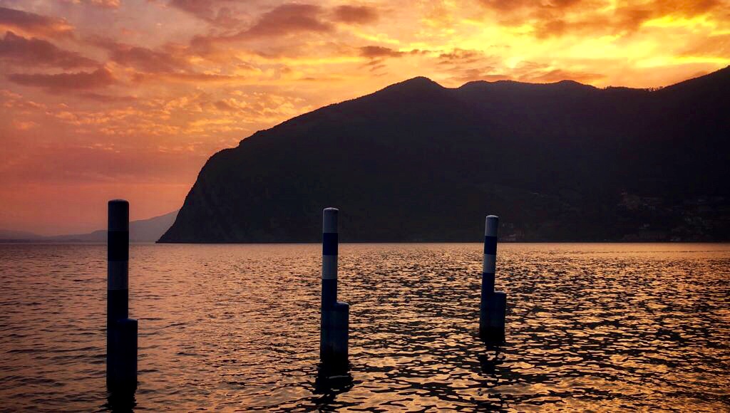 Sunset Fire in Montisola