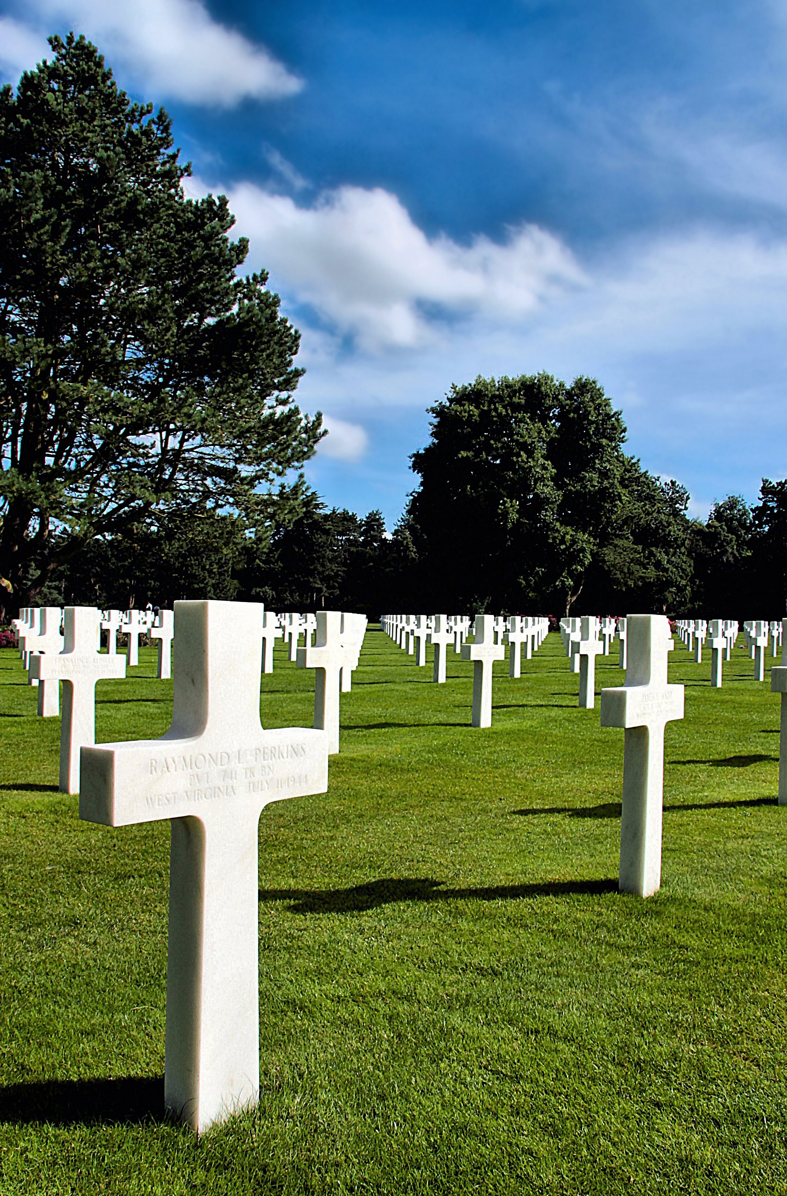 American war cemetery at Colleville-sur-Mer