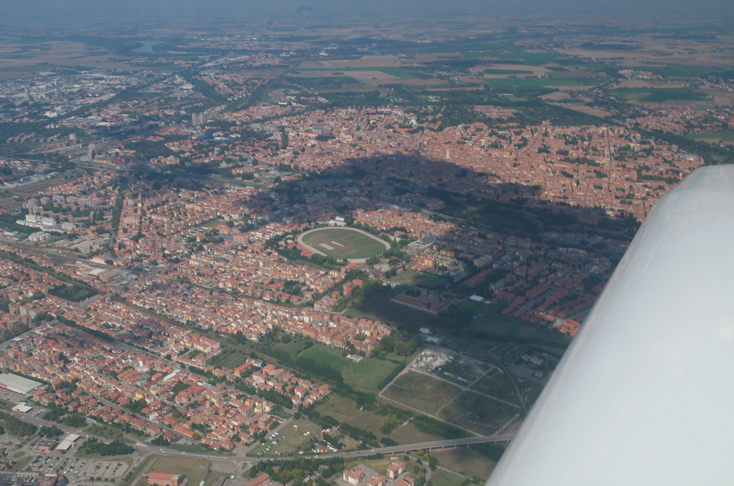 At 600 meters from Ferrara