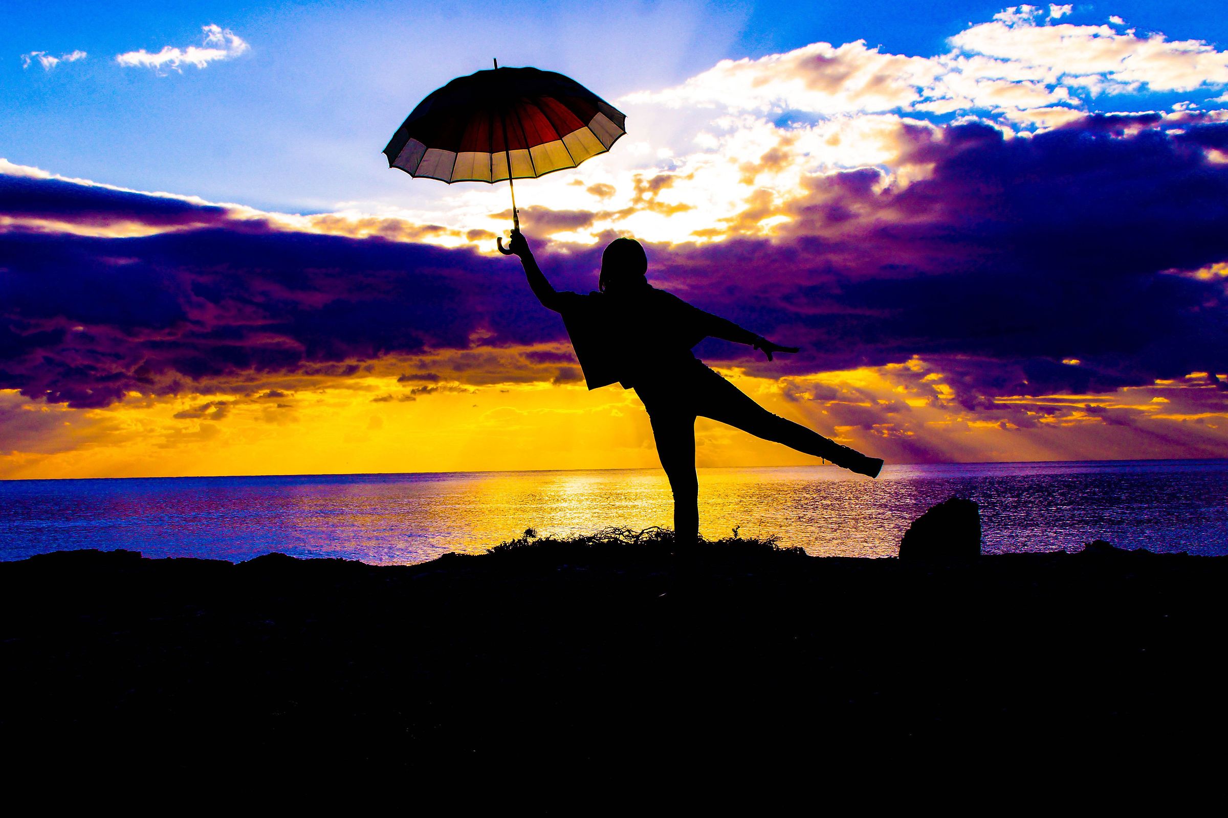 un ombrello di colori