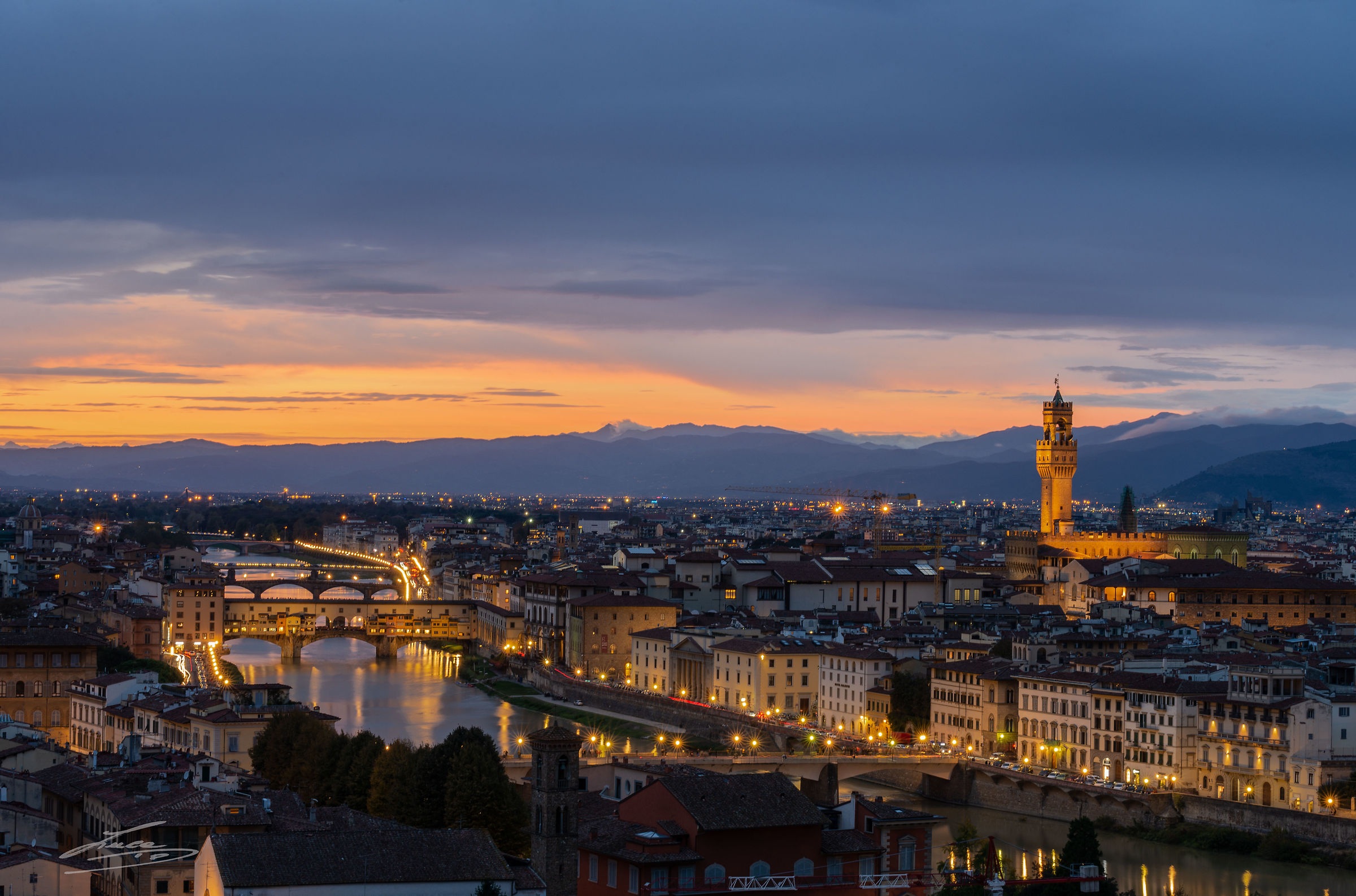 Sunset in Firenze