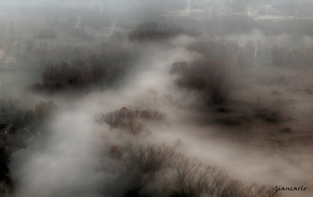 la nebbia si dirada