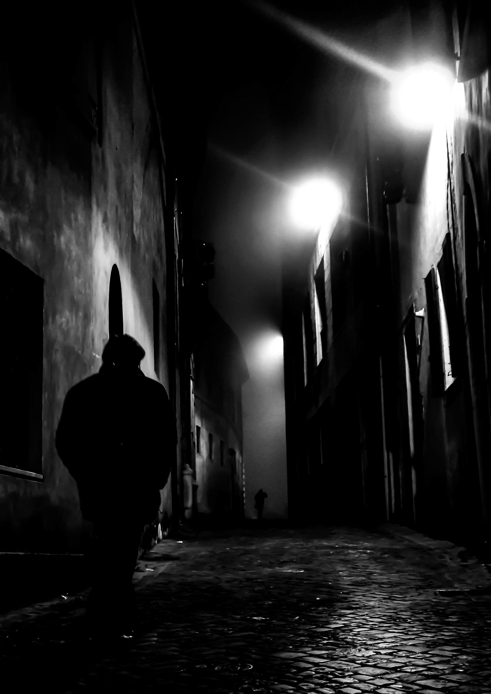 Slow and short steps...