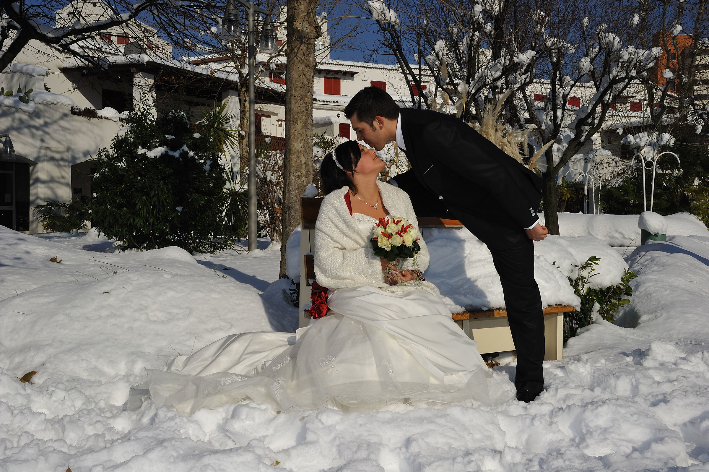 Wedding in the snow