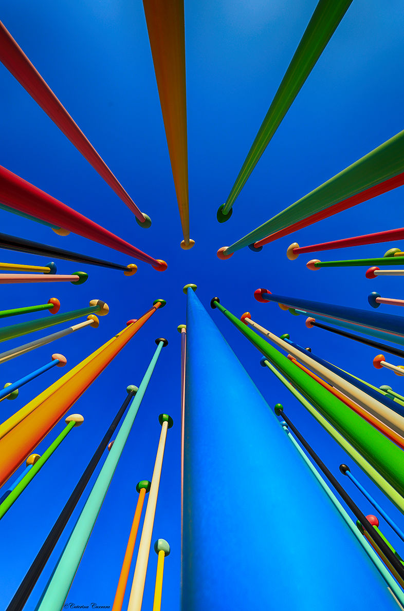 Colors pointed at the sky