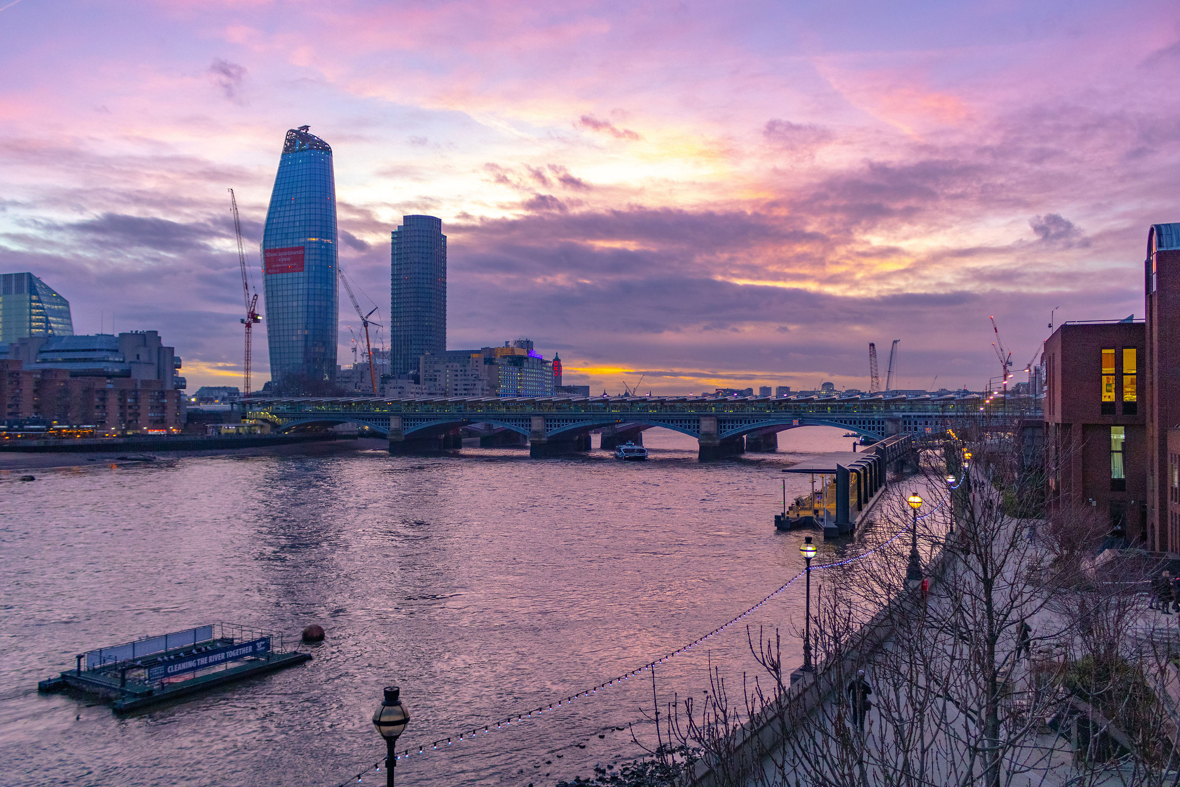 Millennium bridge views