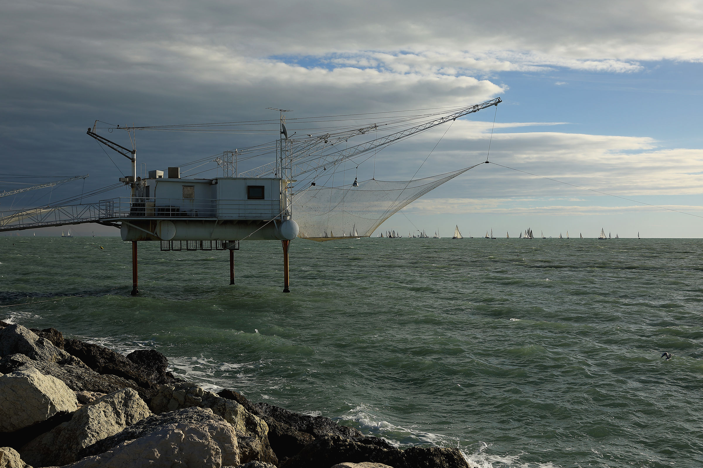 Porto Ravenna Regatta in the background