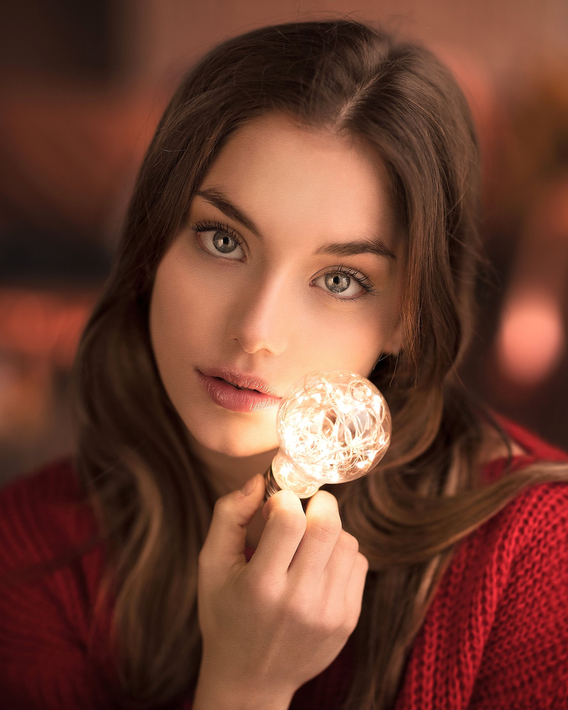 Luce che cade dagli occhi