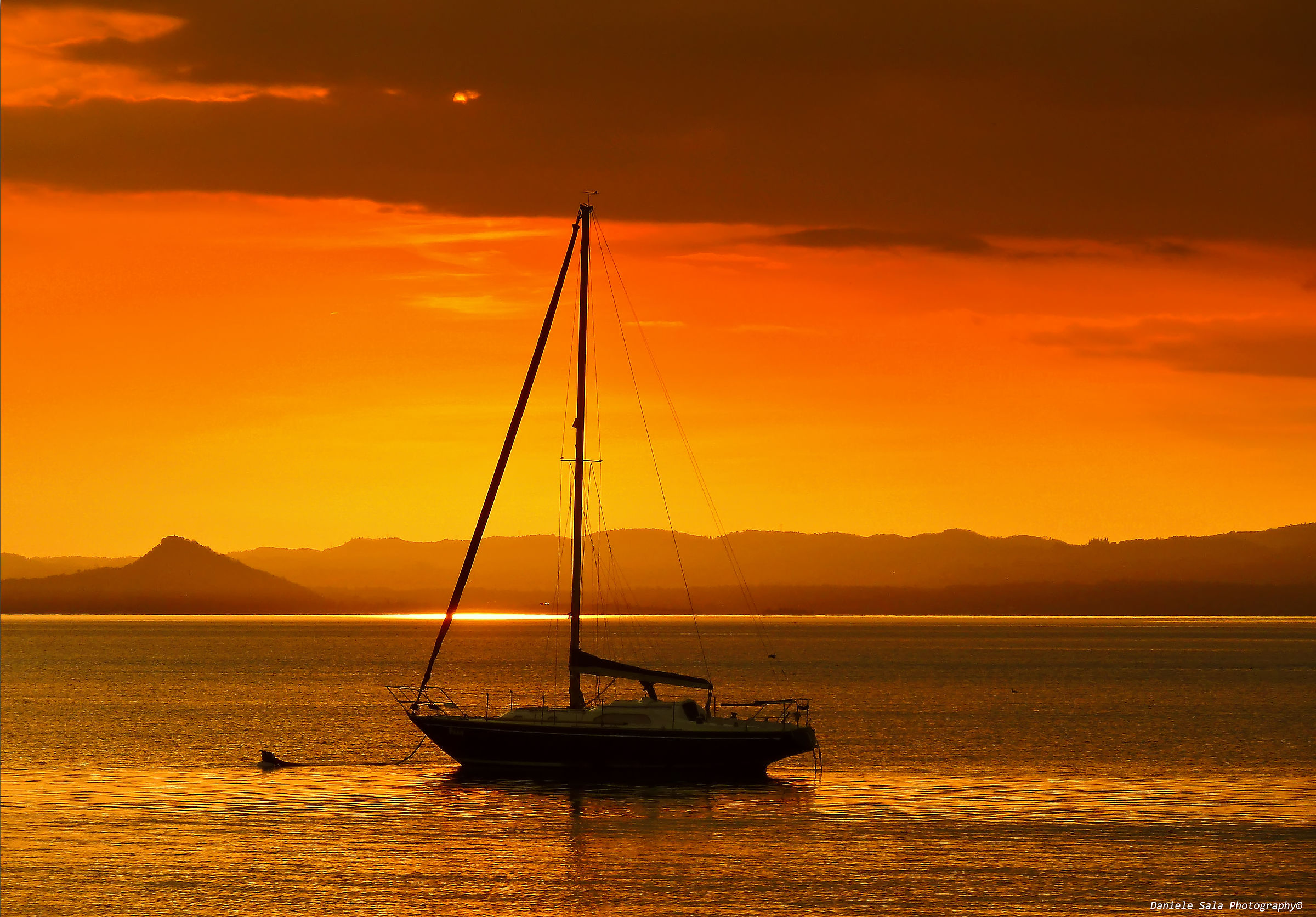 Sunset on Torri del Benaco..