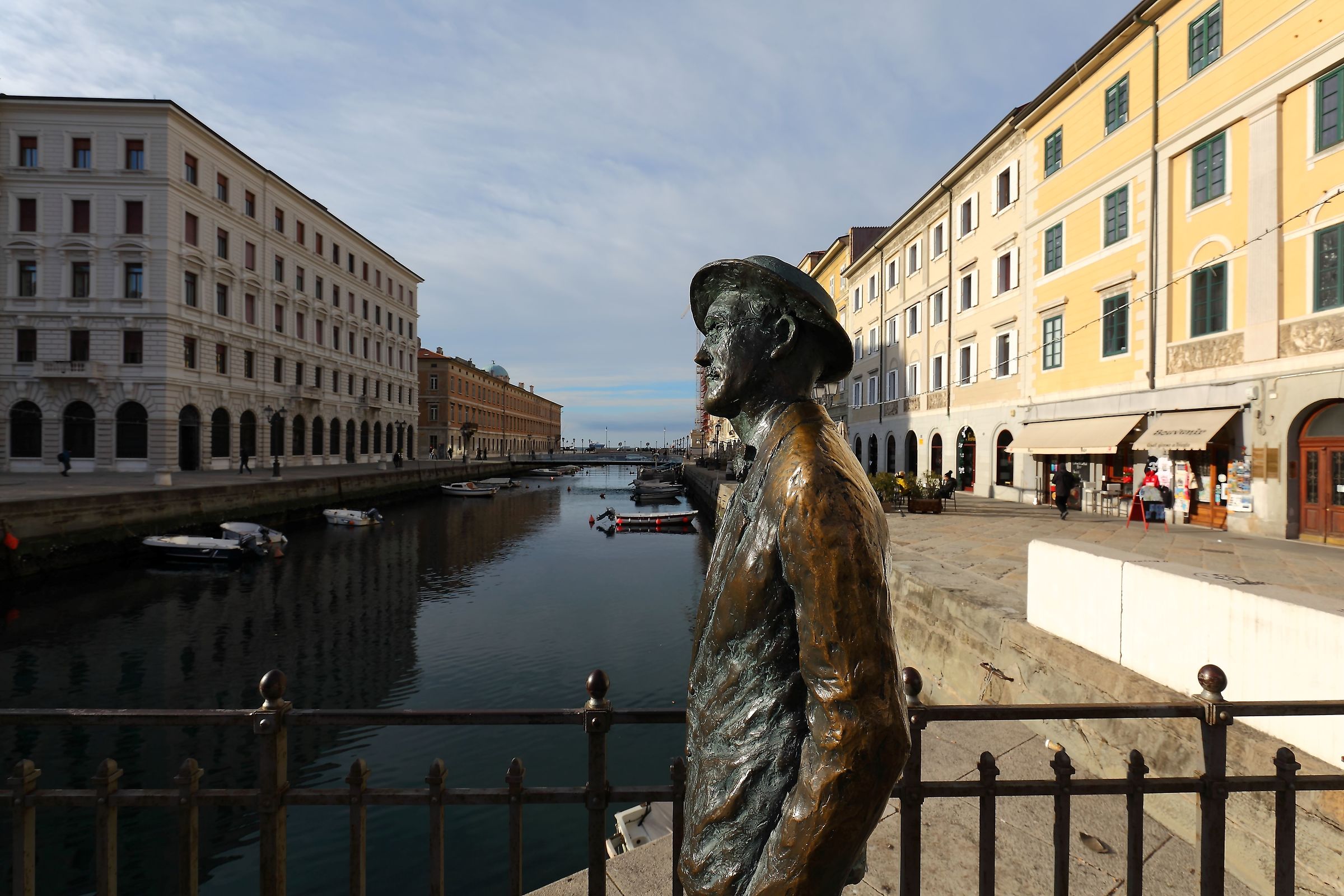 Trieste-View of the grand Canal