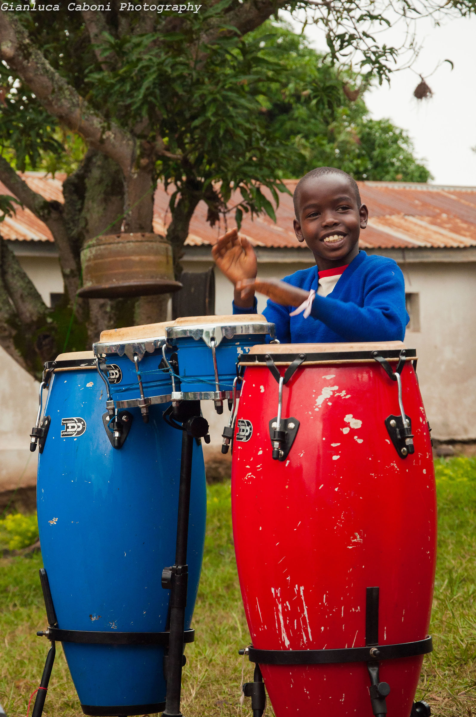 Giovane percussionista
