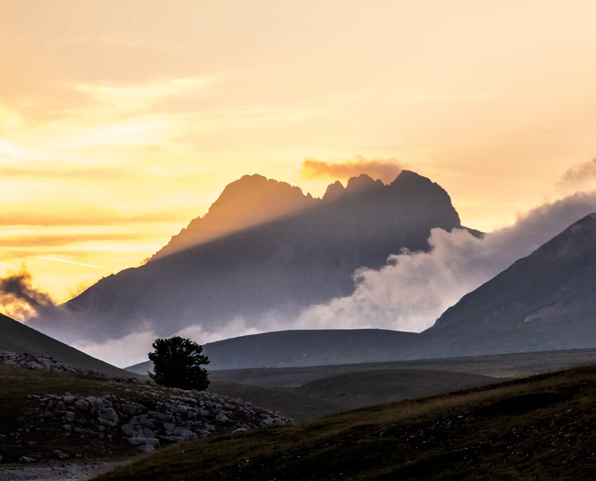 Tramonto sul massiccio
