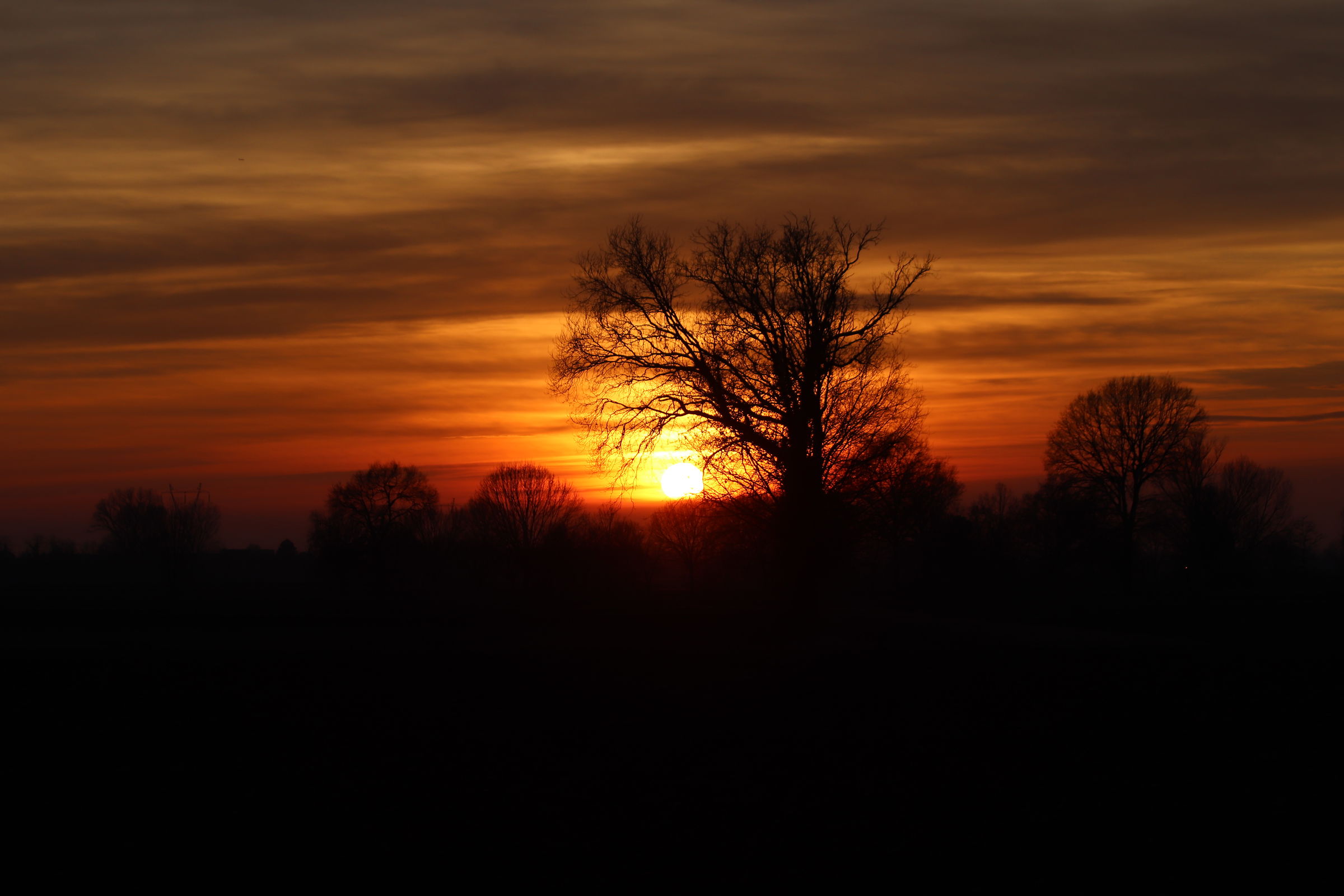 Sunset H 17.37 Yesterday Pavia