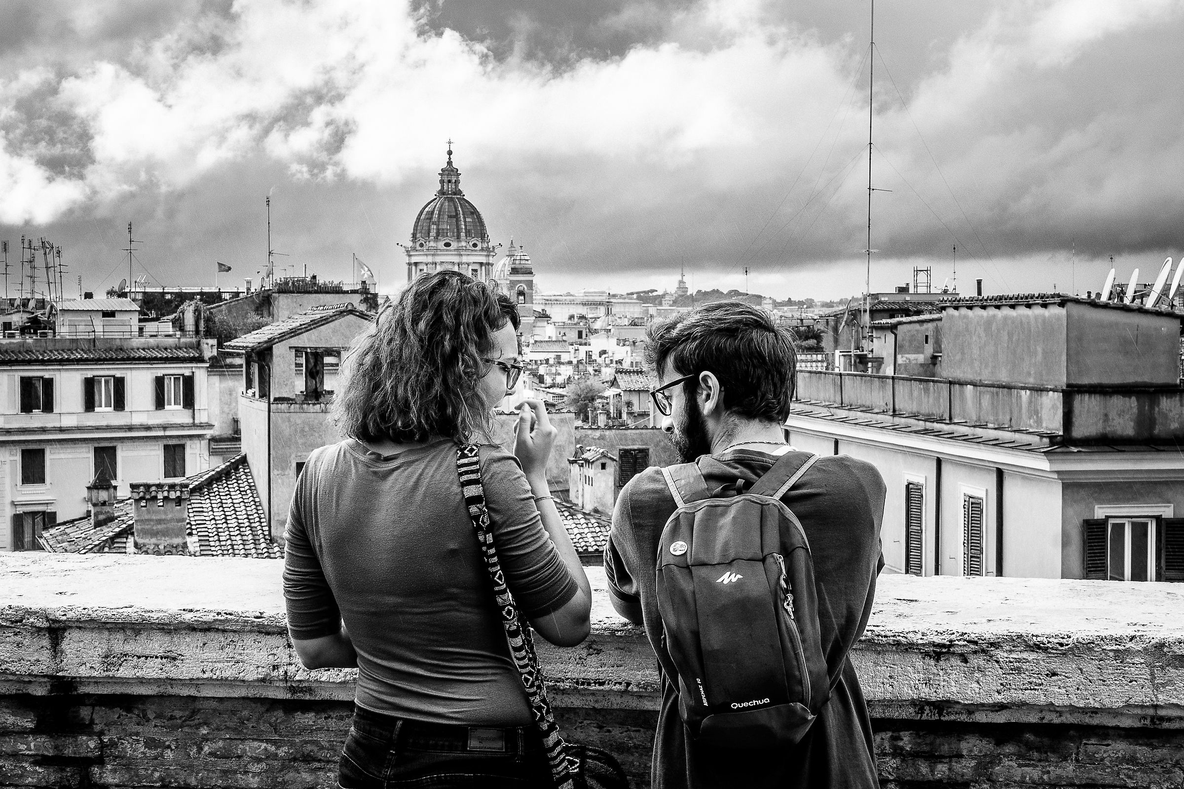 Love in front of Rome
