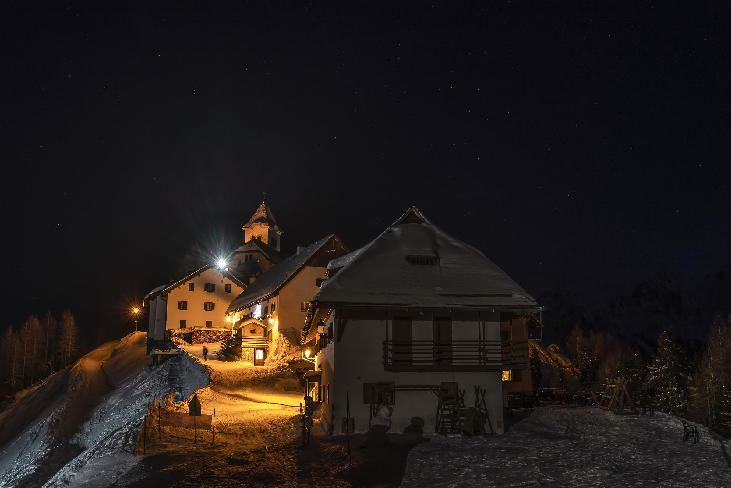 e' notte al M.te Lussari 2