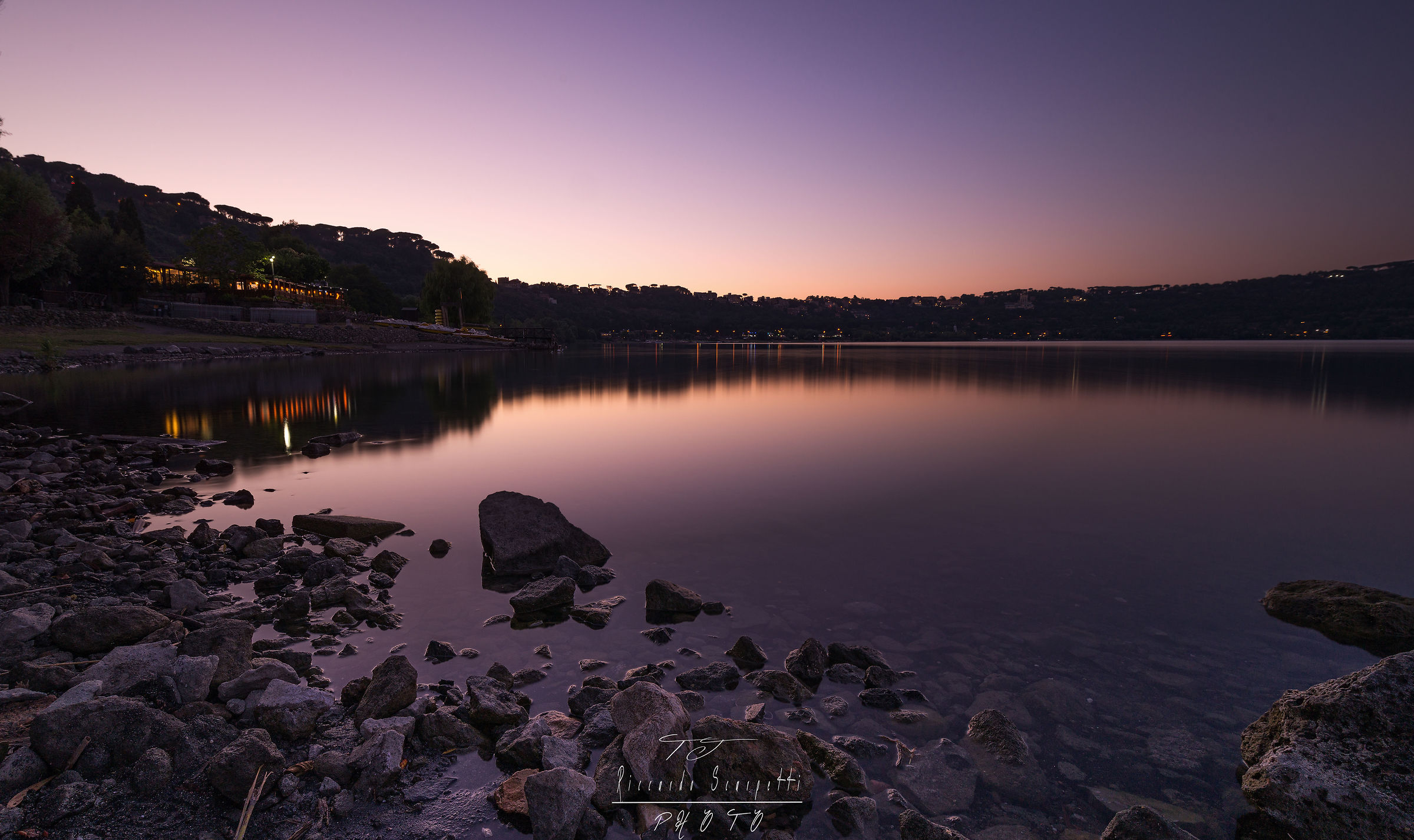 Let your heart be like a lake. With a surface