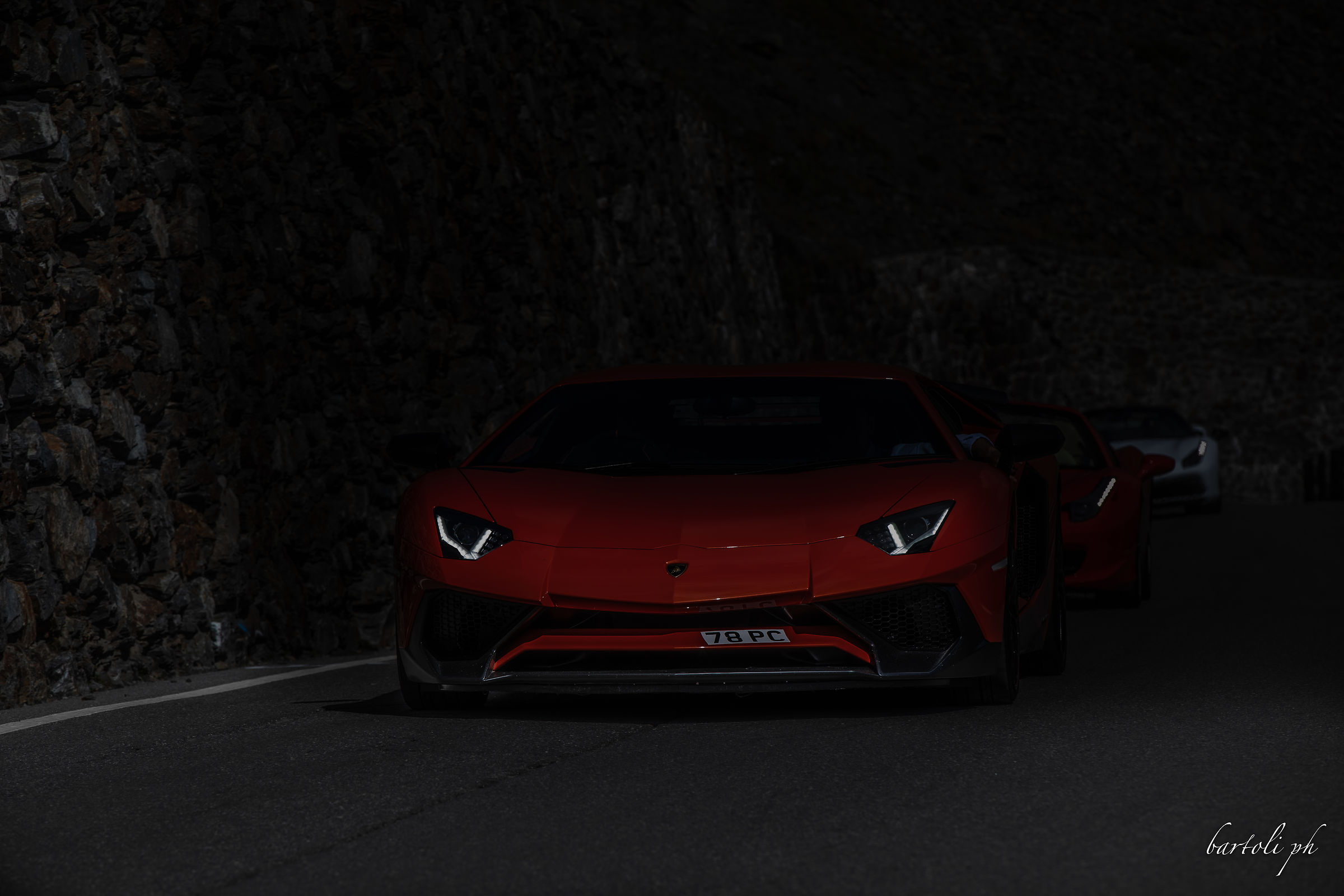 Aventador SV on Stelvio Pass