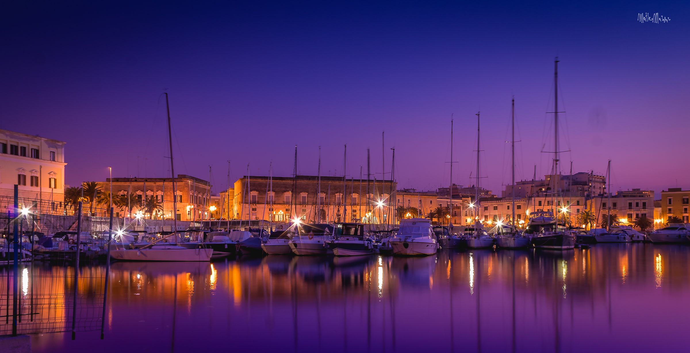 Panoramic Dock Port of Trani