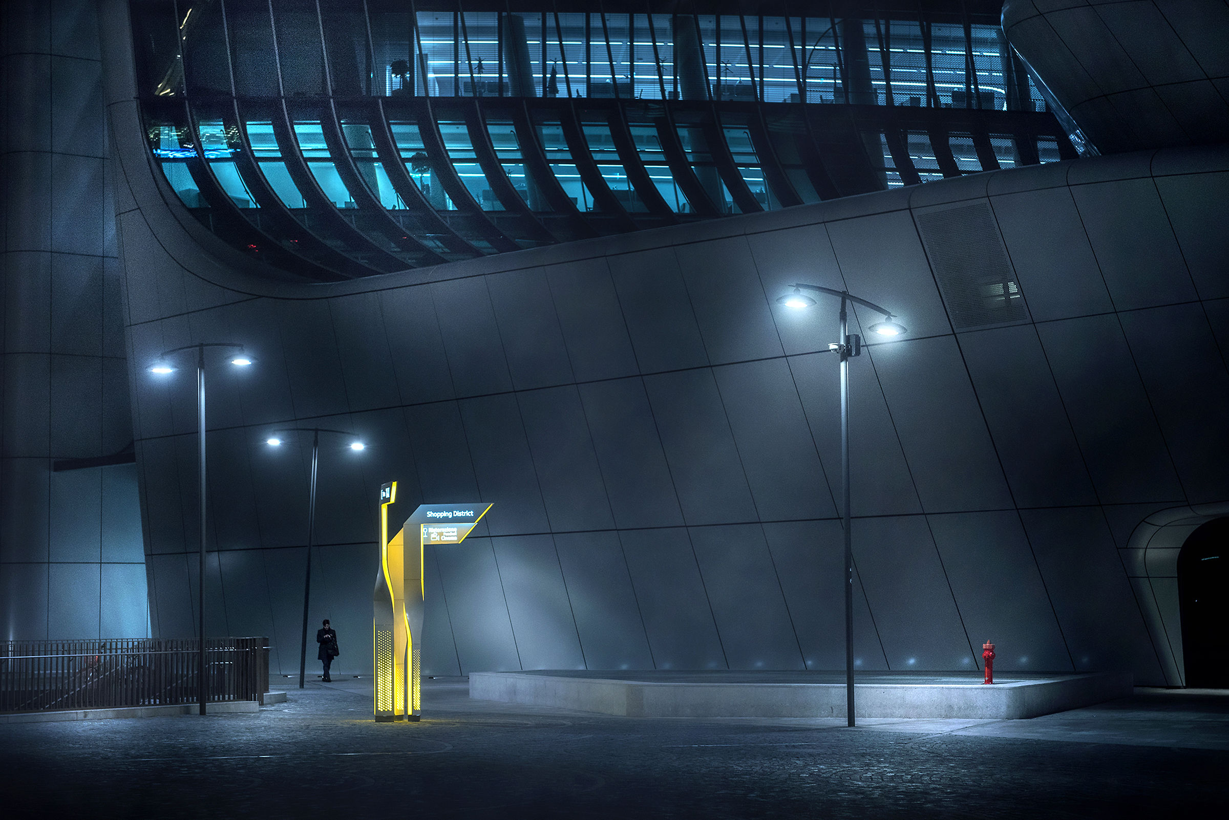 Atmosfera notturna in tre colori