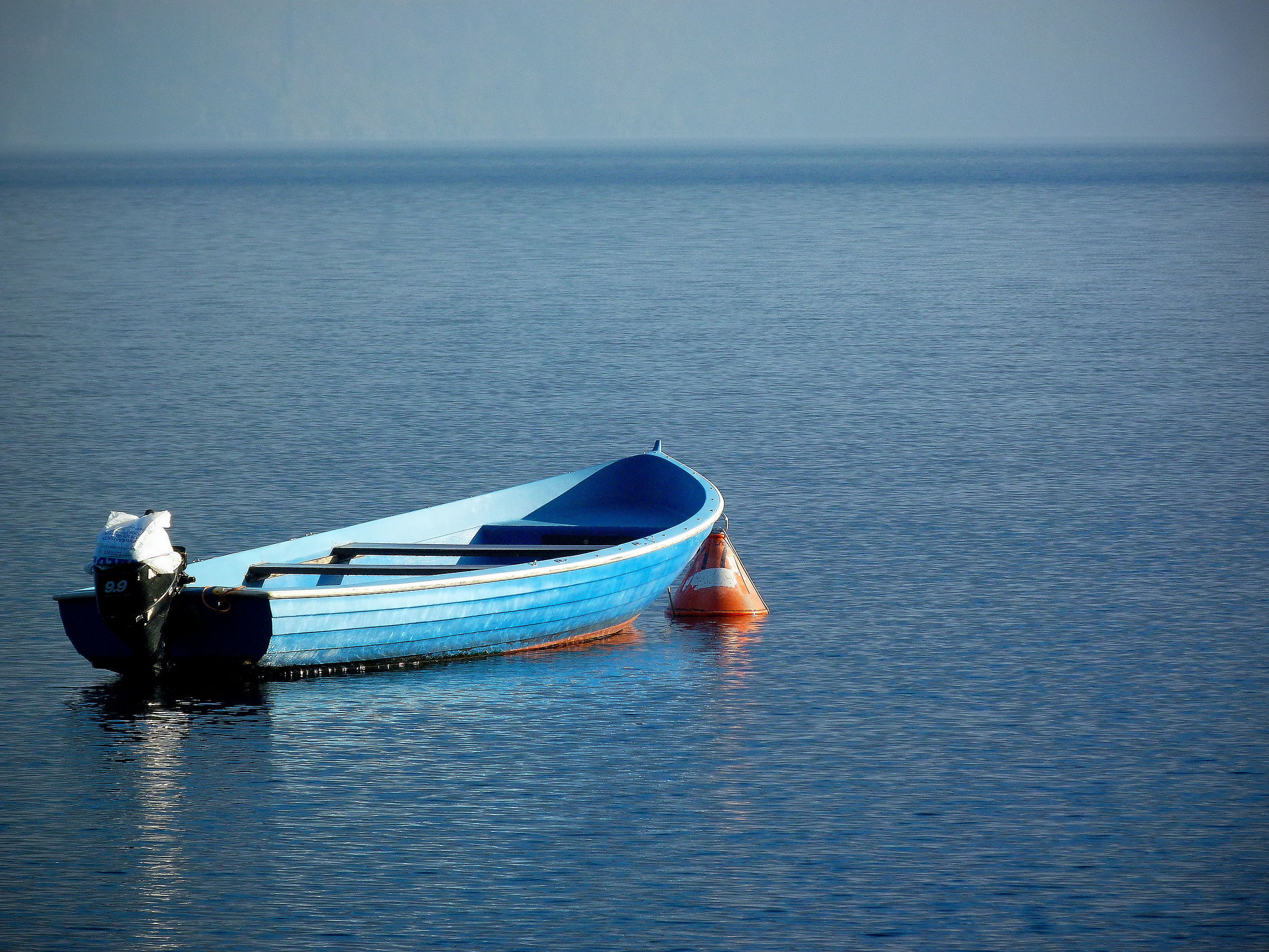 Boat on Lake Como