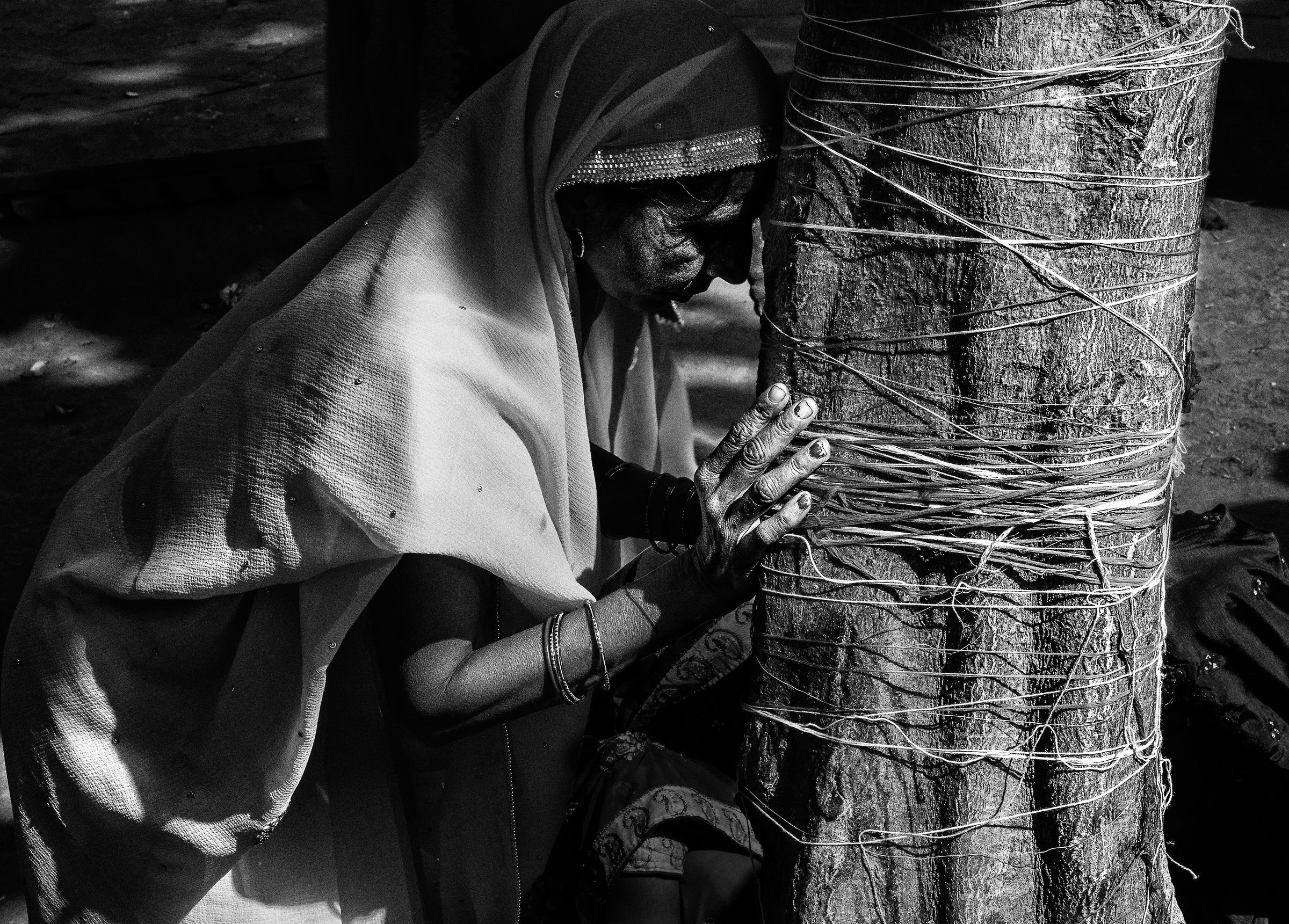 Worship rites, Orchha, 2018.