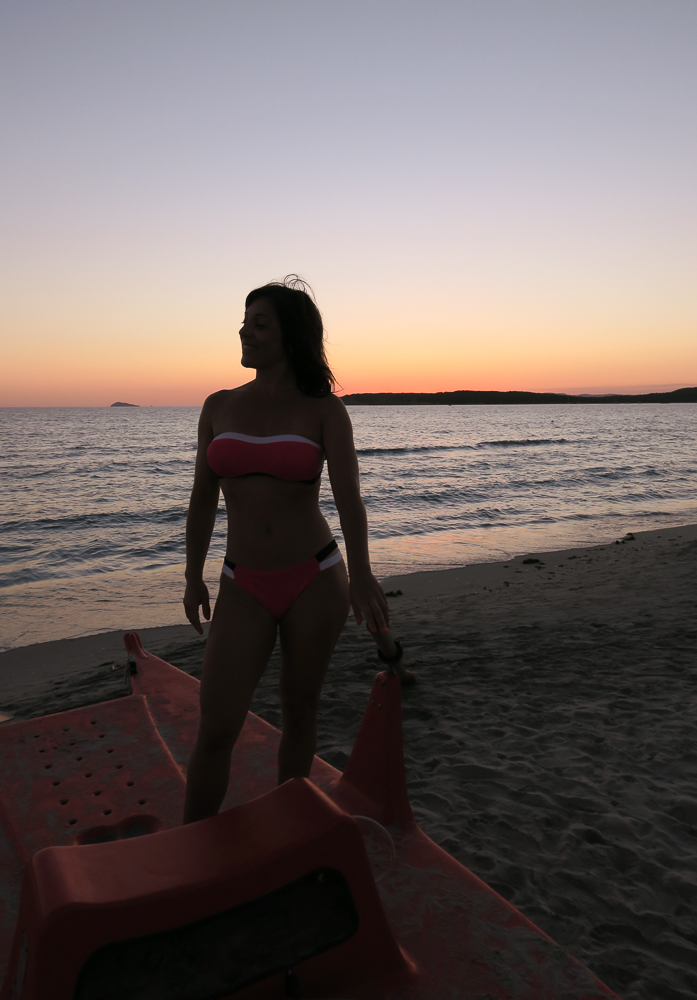 Red in the evening...