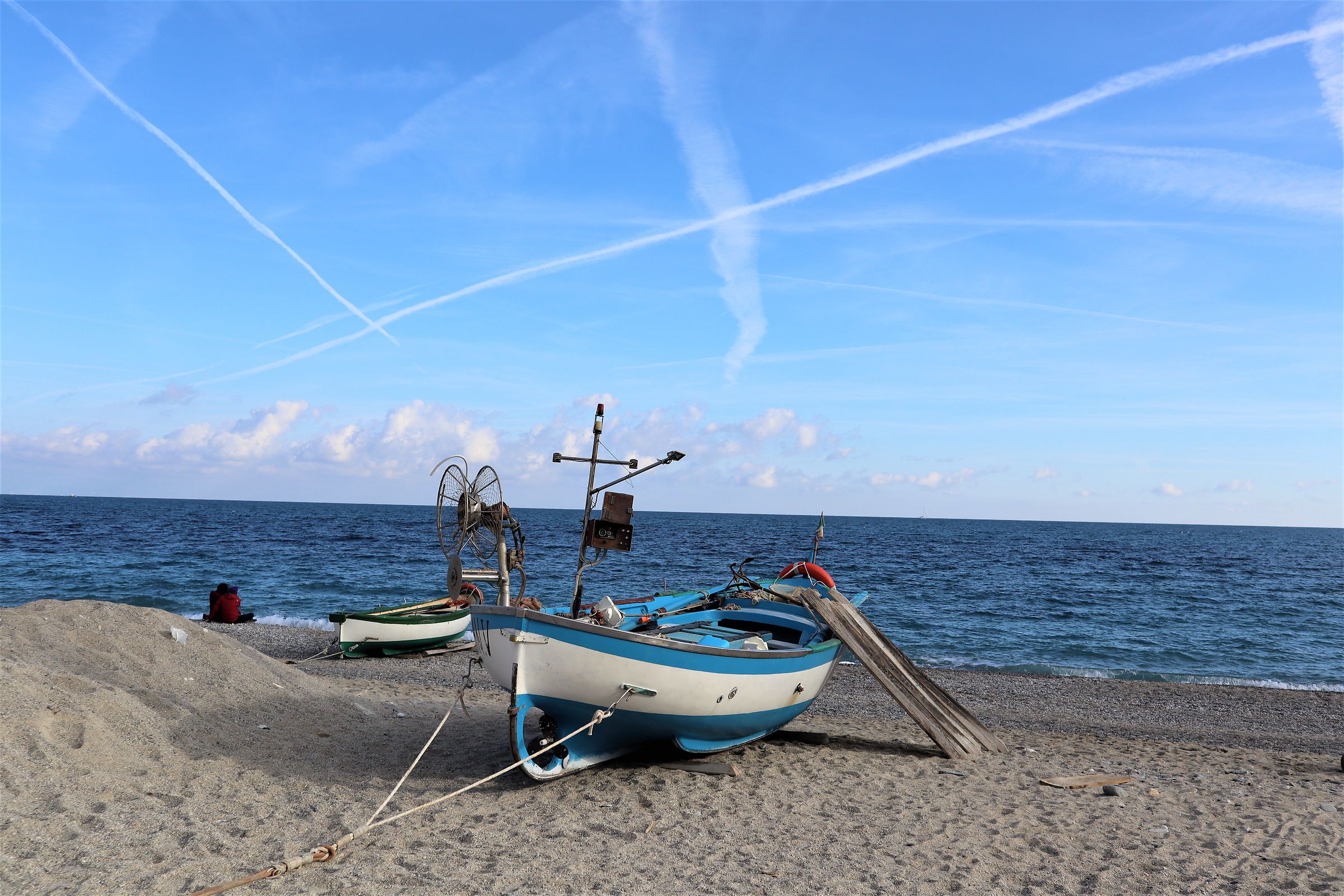 Le barche dei pescatori di Noli