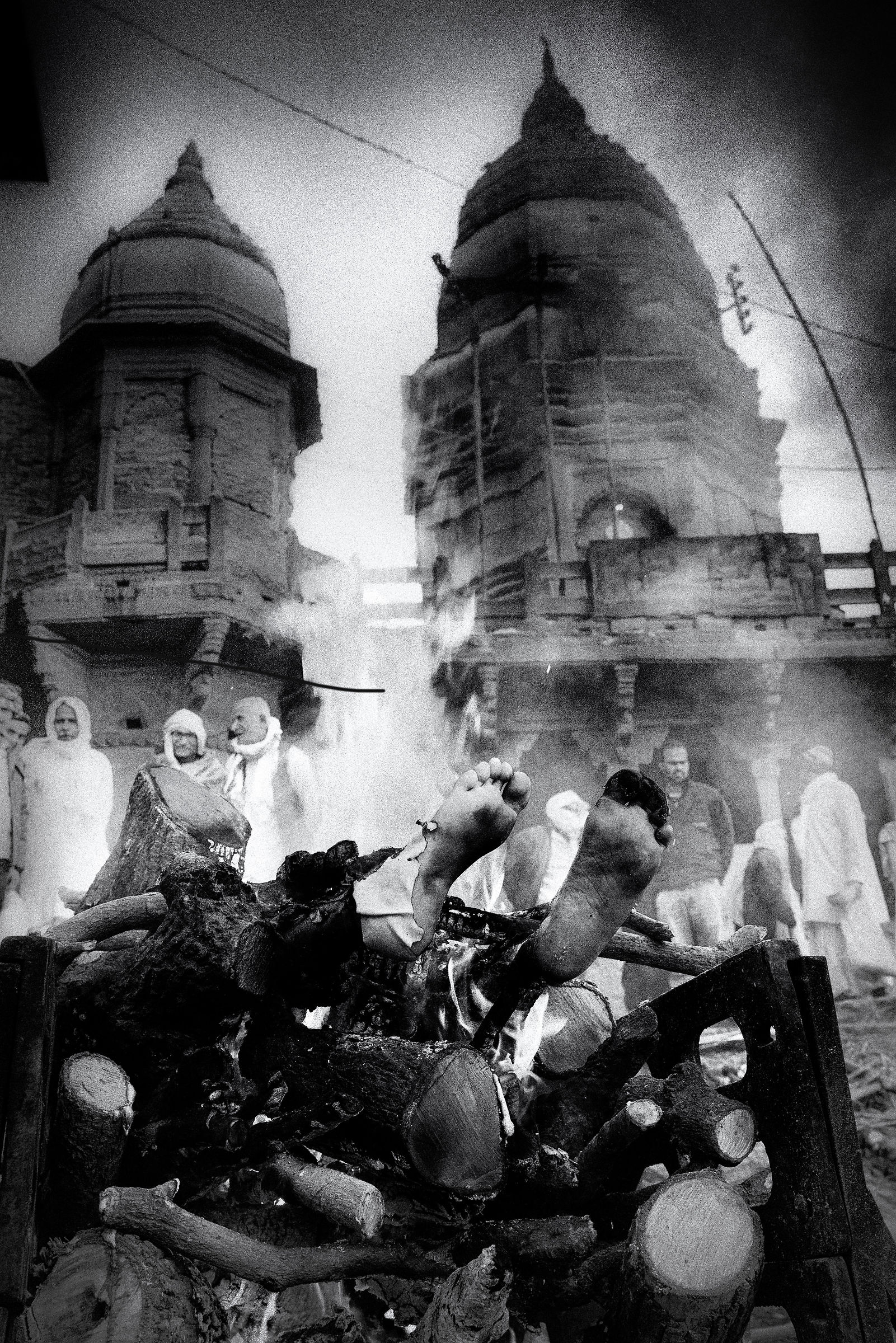 Manikarnika ghat, Varanasi, 2018.