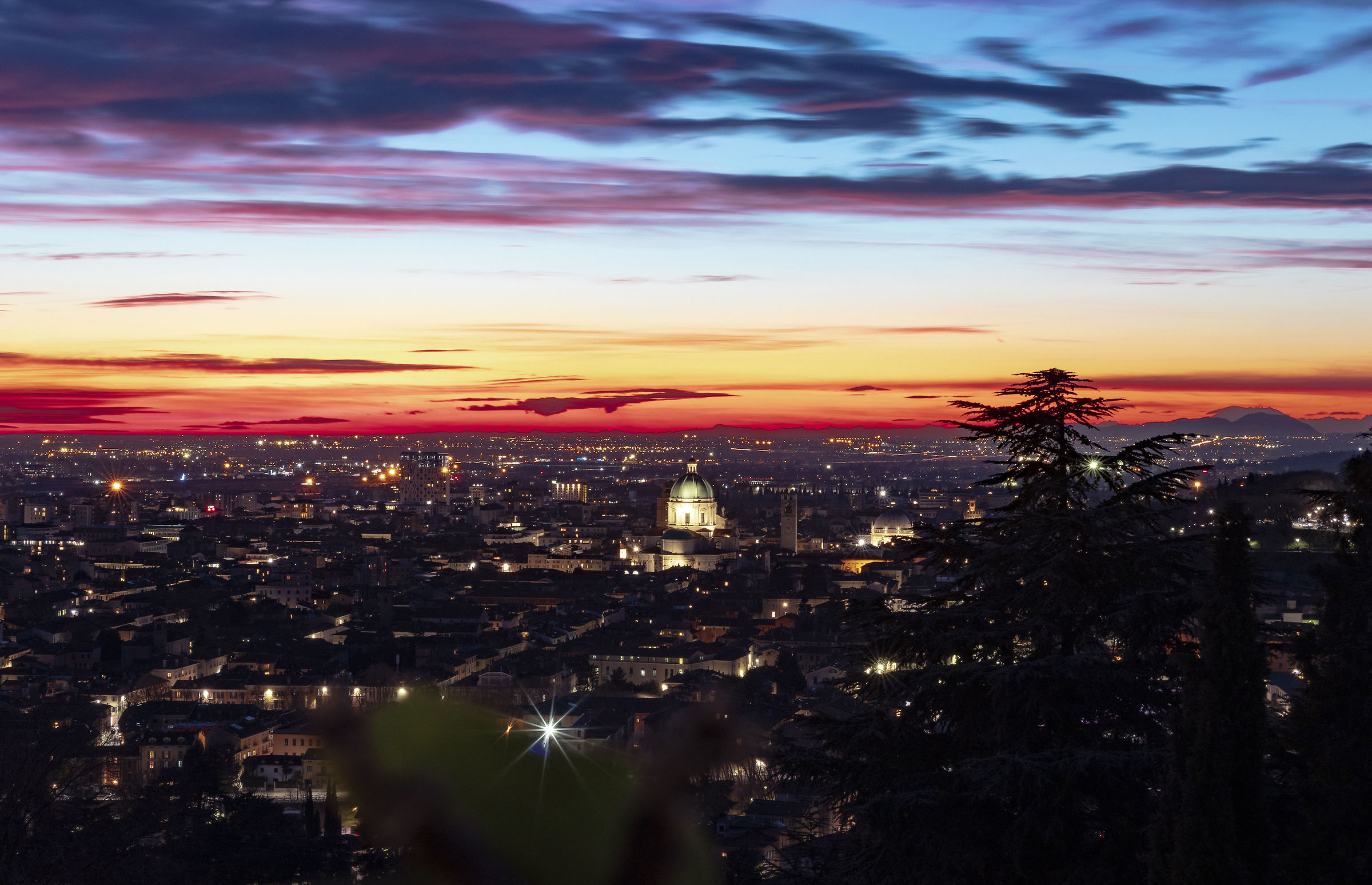 Tramonti su Brescia