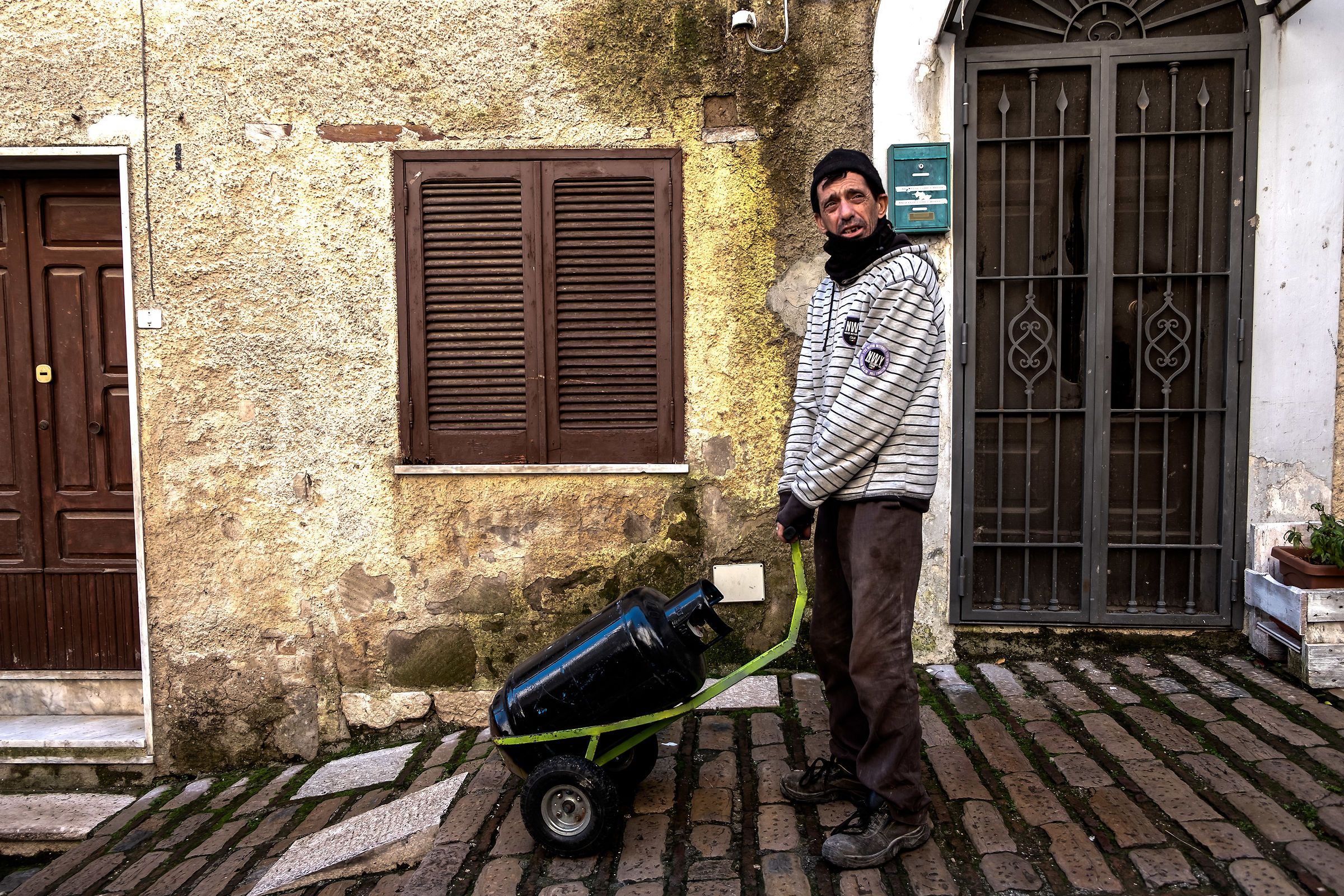 L'uomo delle bombole...