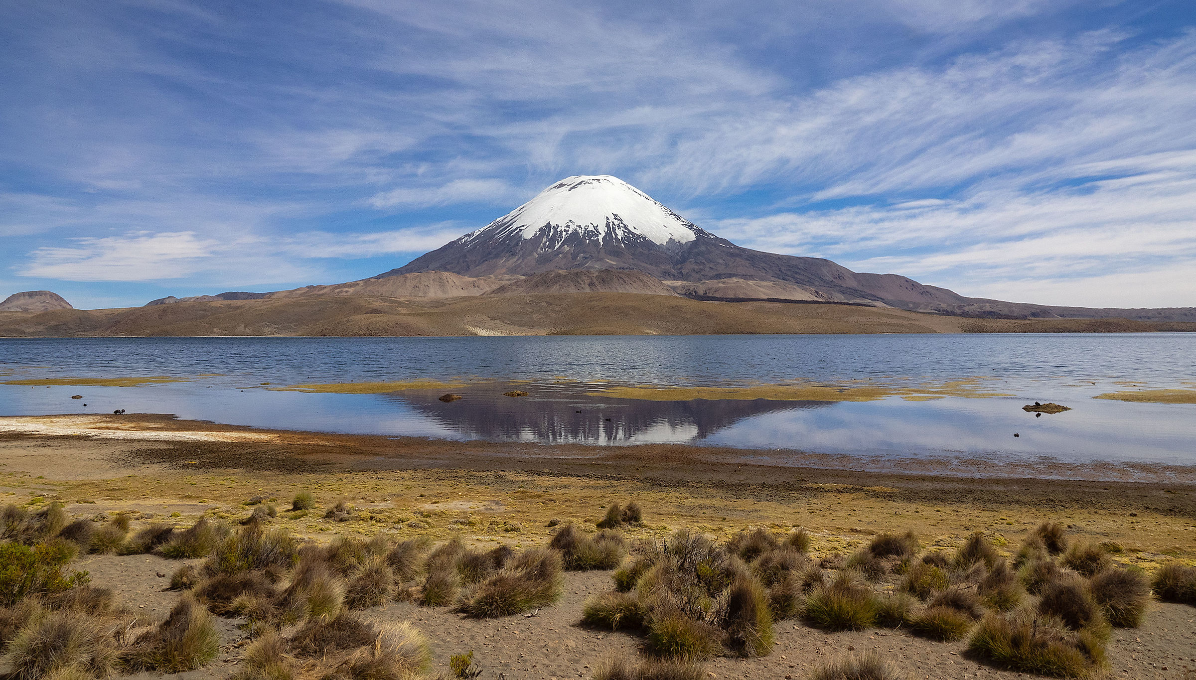 Volcan Parinacota Norte do Chile