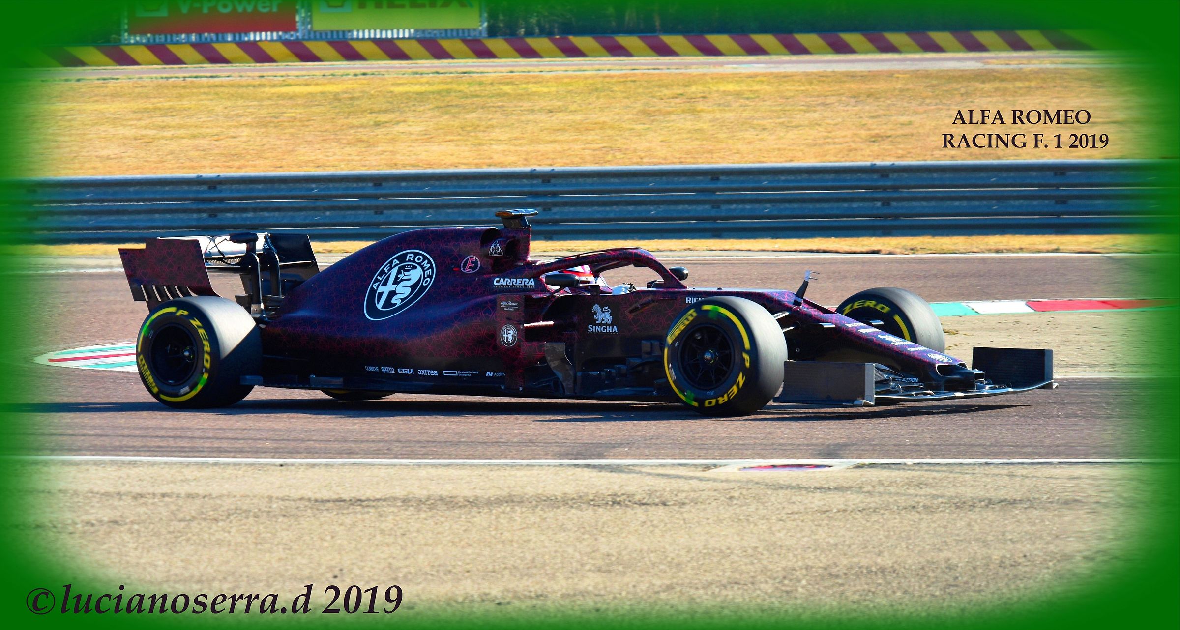 Kimi Raikkonen on Alfa Romeo Racing F. 1 2019