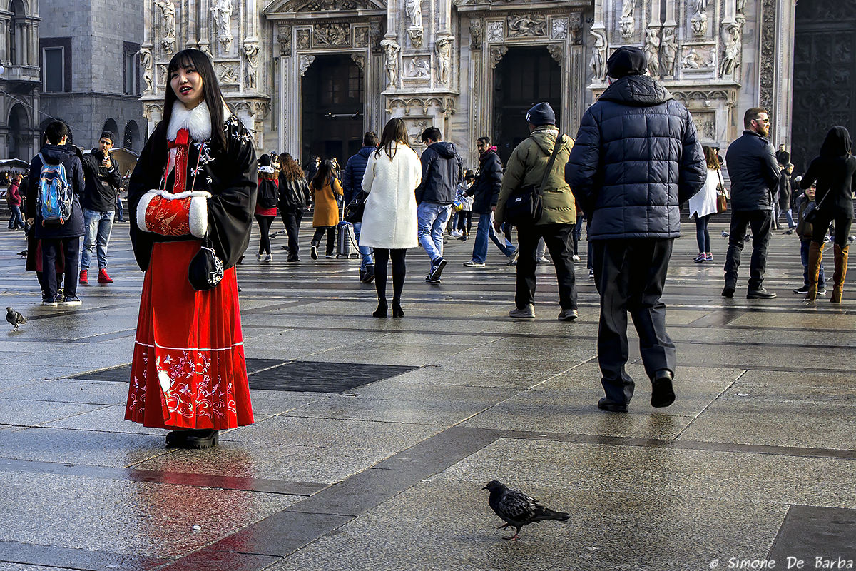 Colore in piazza Duomo