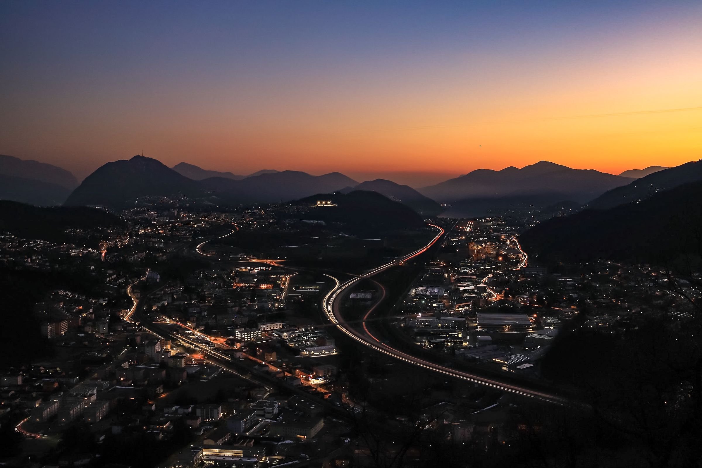 Sunset from San Zeno