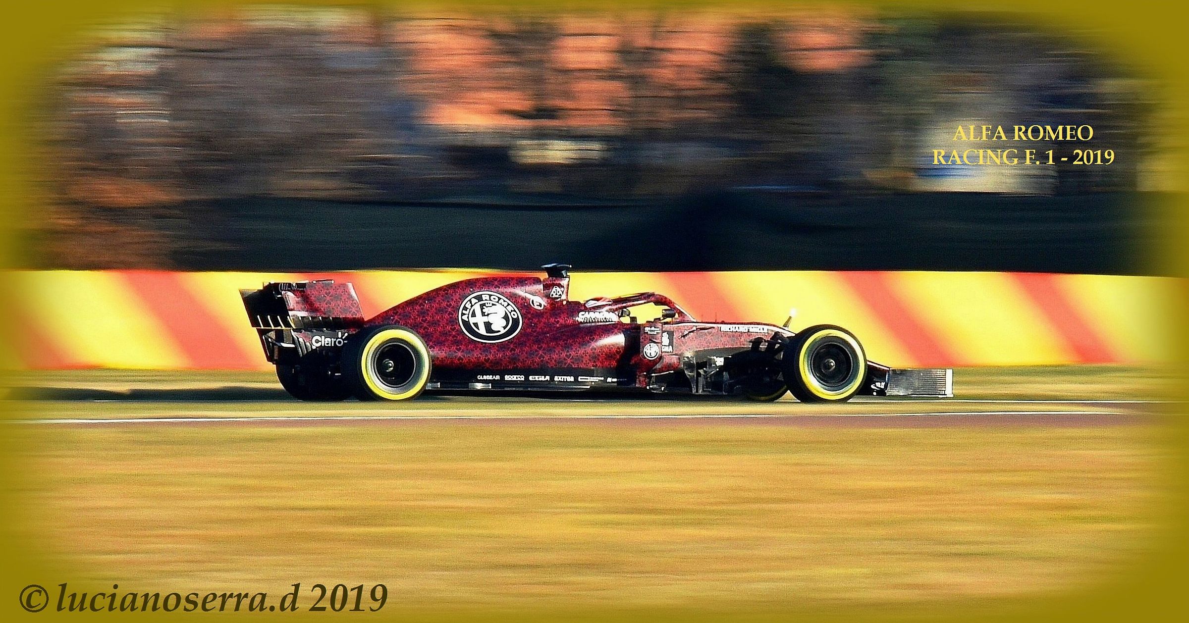 Kimi Raikkonen on Alfa Romeo Racing F. 1 2019