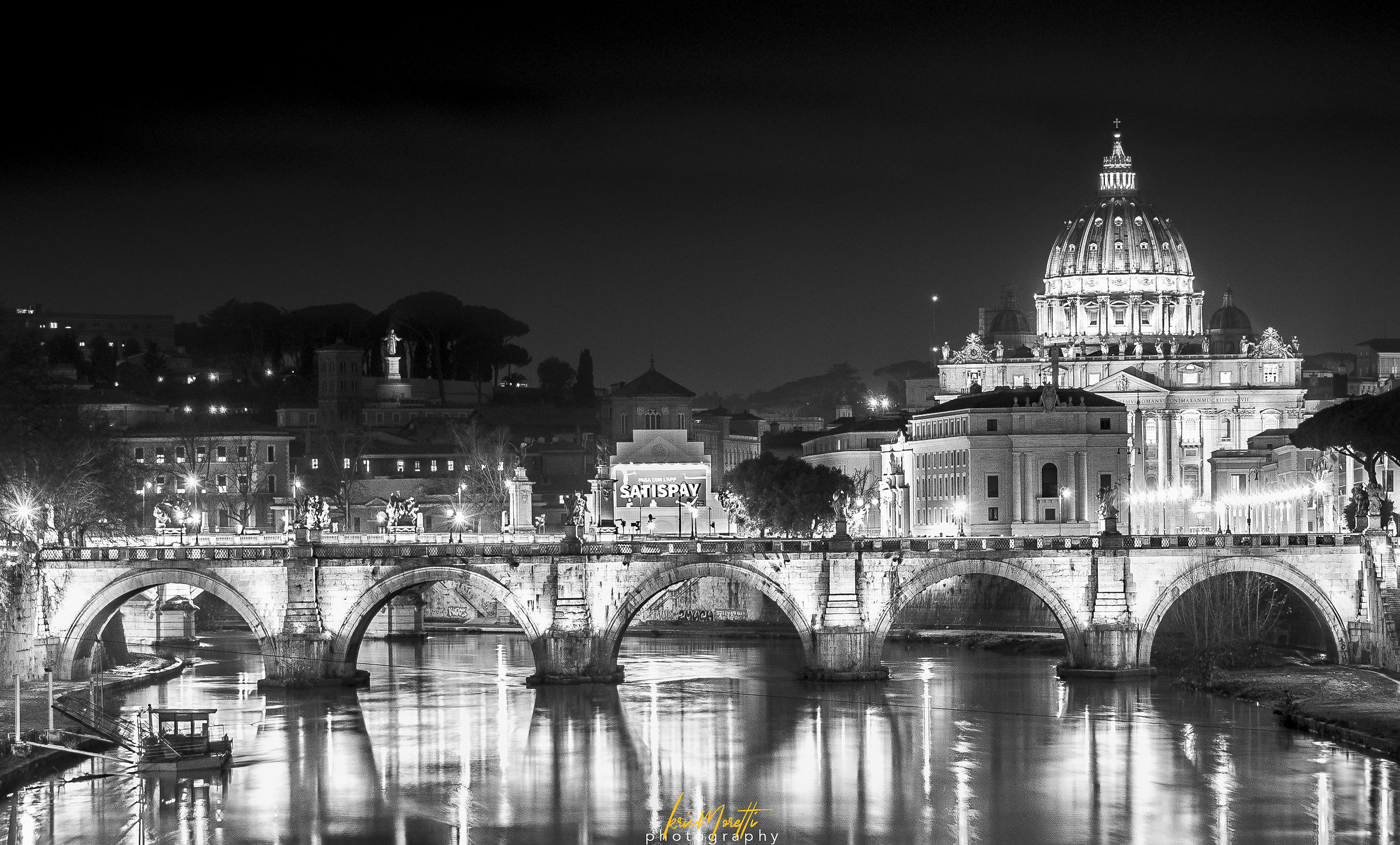 Saint Peter in black and white