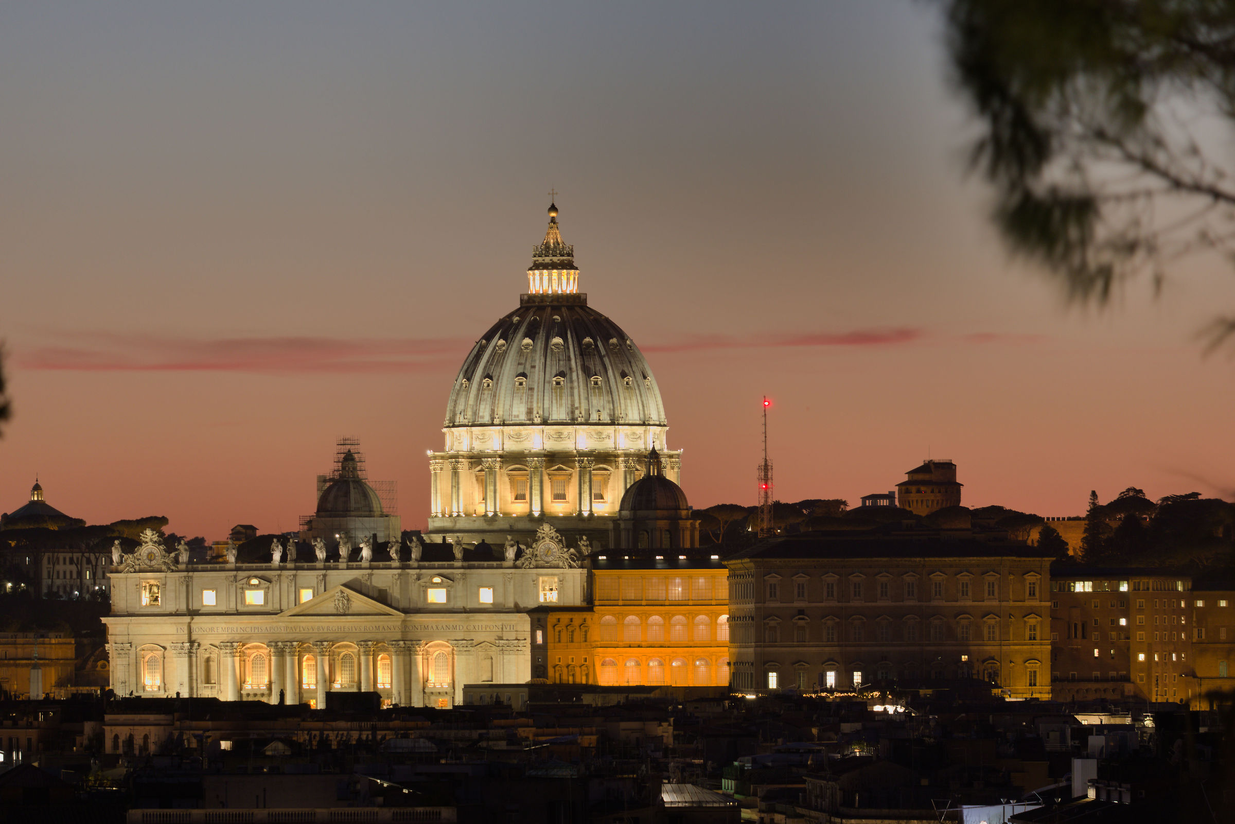 Rome, towards dusk..