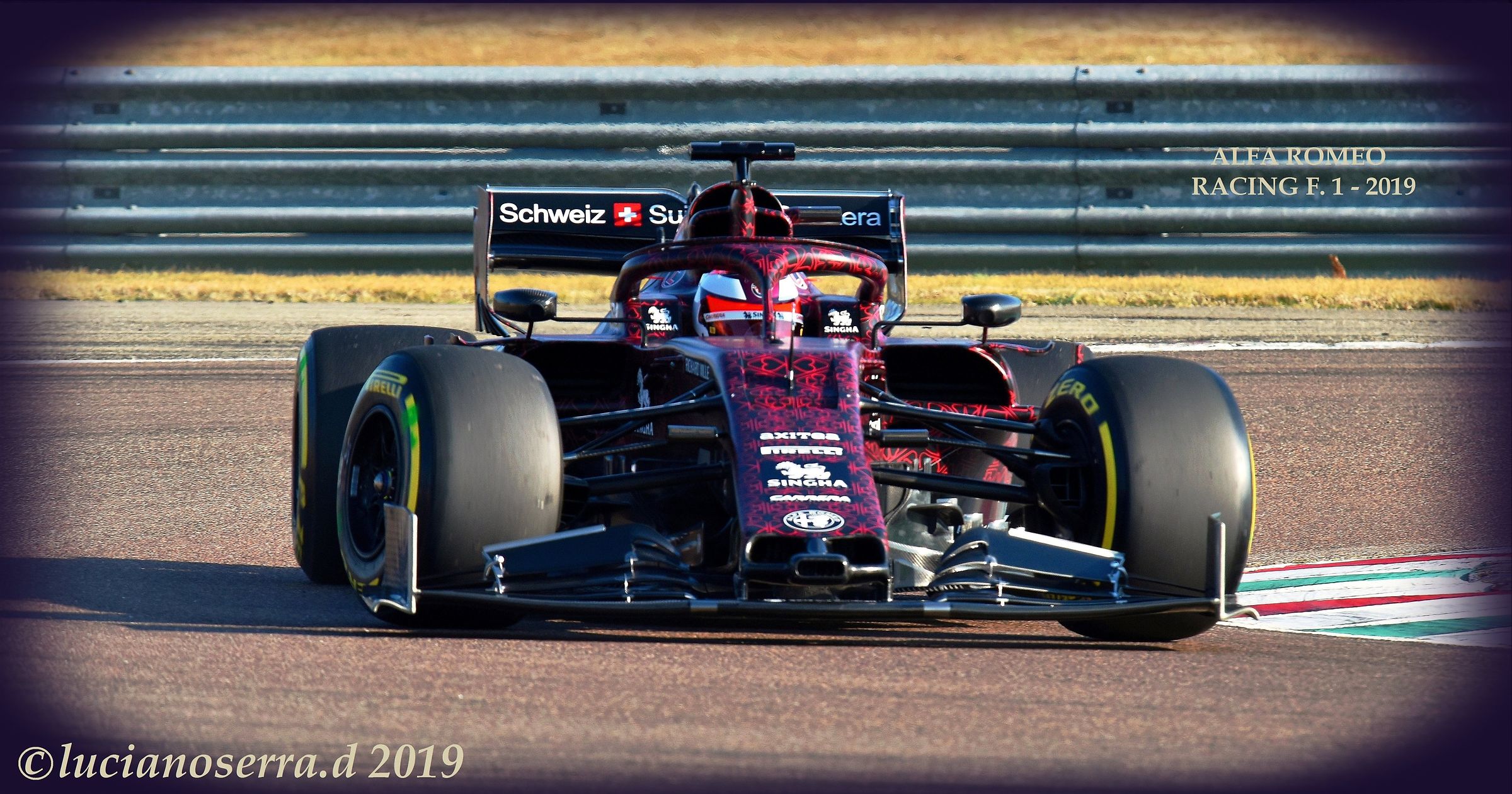 Kimi Raikkonen on Alfa Romeo Racing F. 1 2019