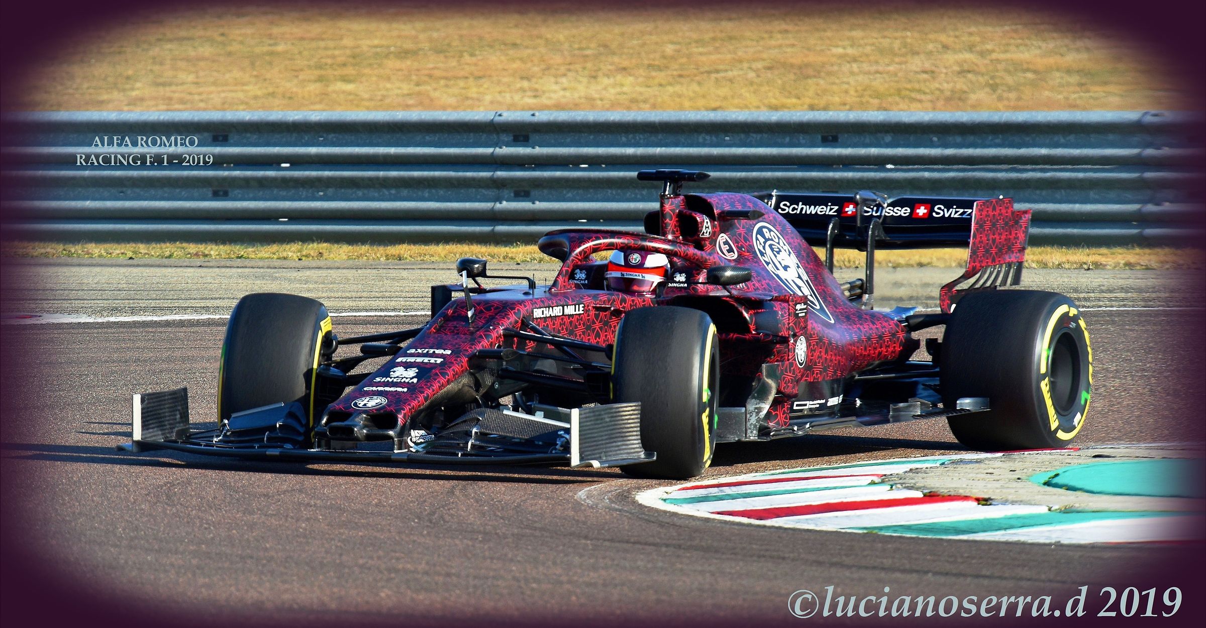 Kimi Raikkonen on Alfa Romeo Racing F. 1 2019