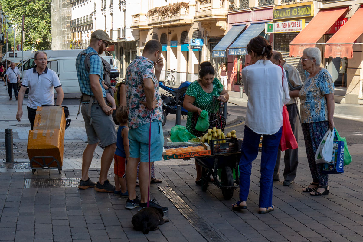 Mercato all'aperto-Madrid
