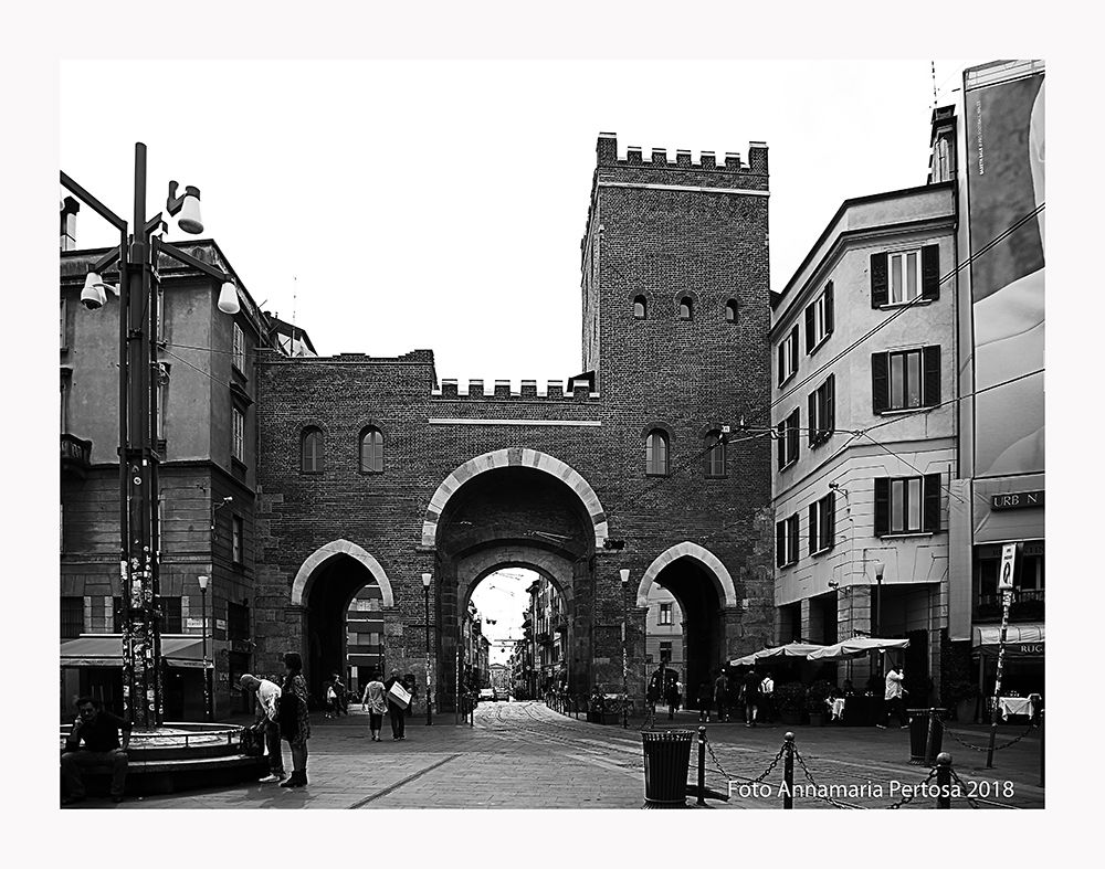 Porta Ticinese entrance to the pillars of San Lorenzo