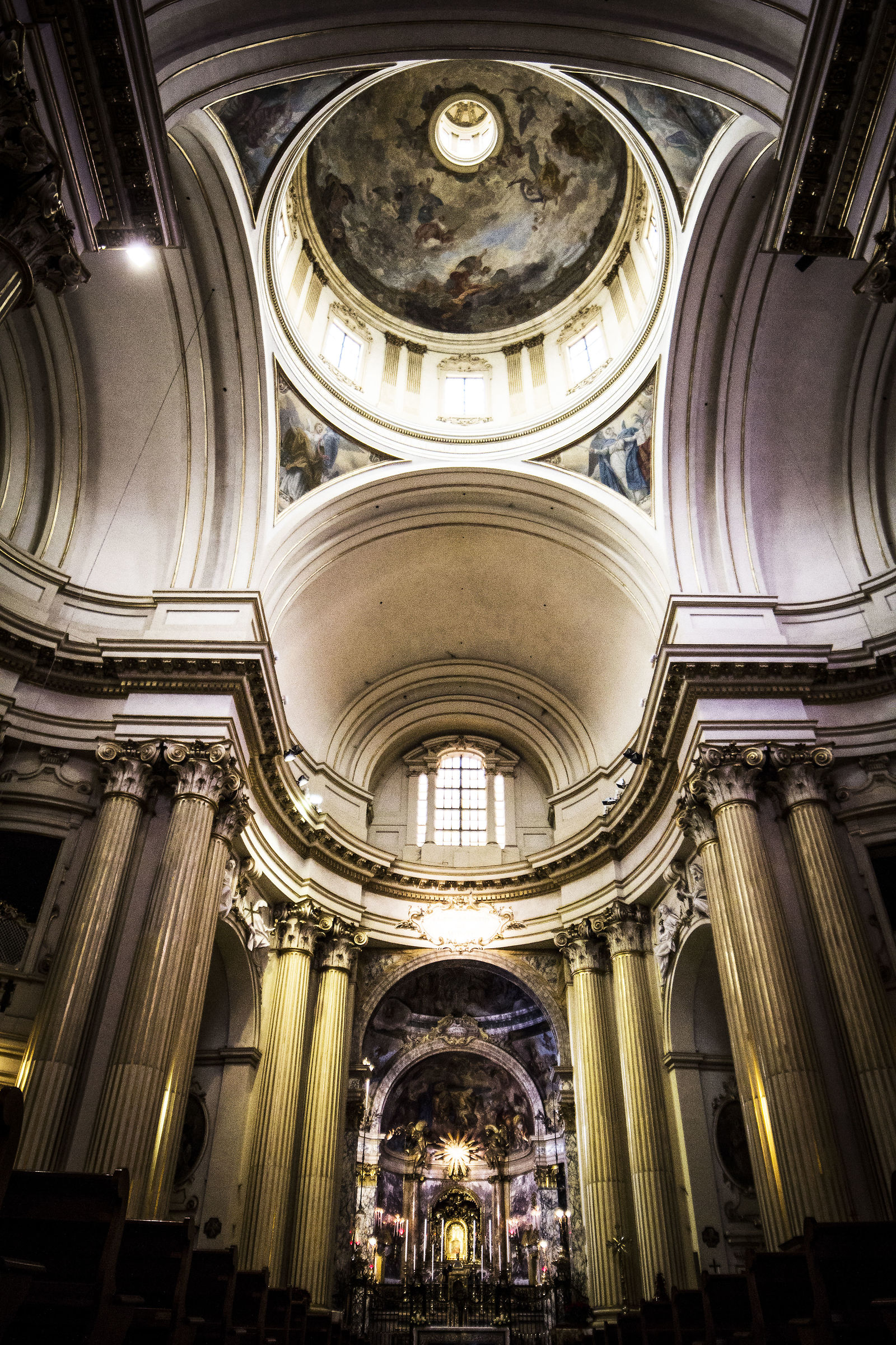 Inside Basilica of S. Luca Bologna