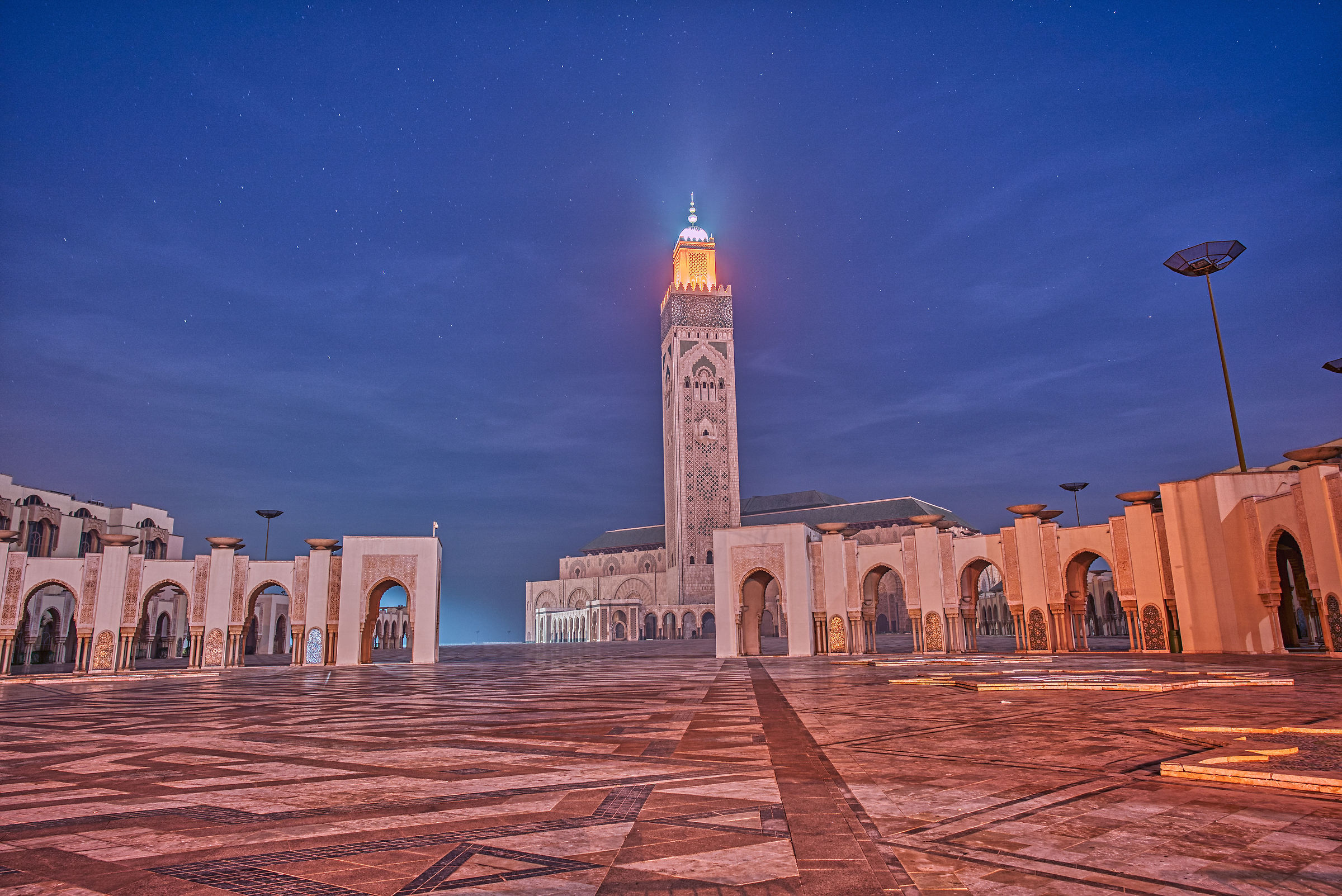Hassan II Mosque @ Night