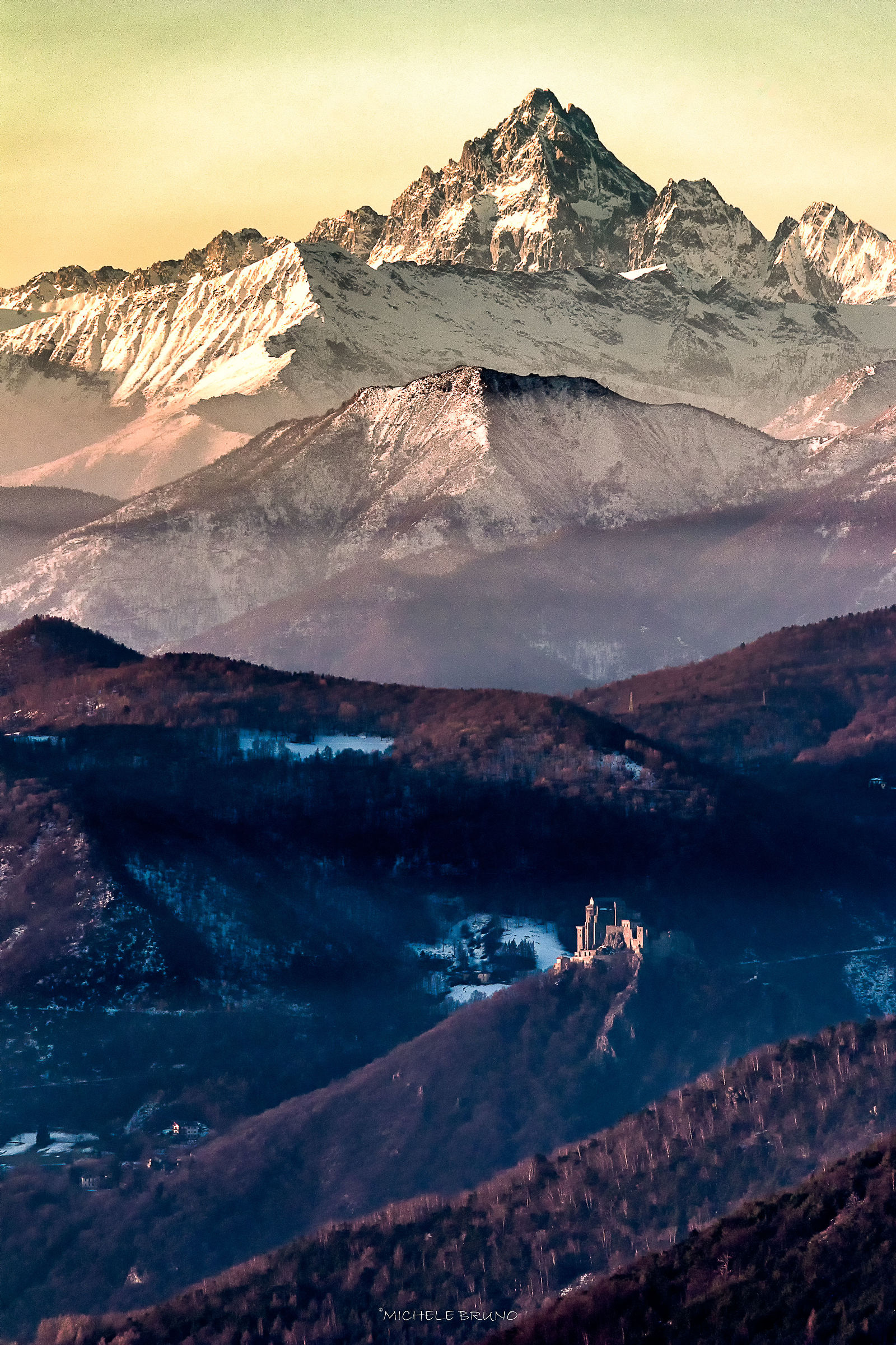 Allineamento Sacra di San Michele e Monviso 2