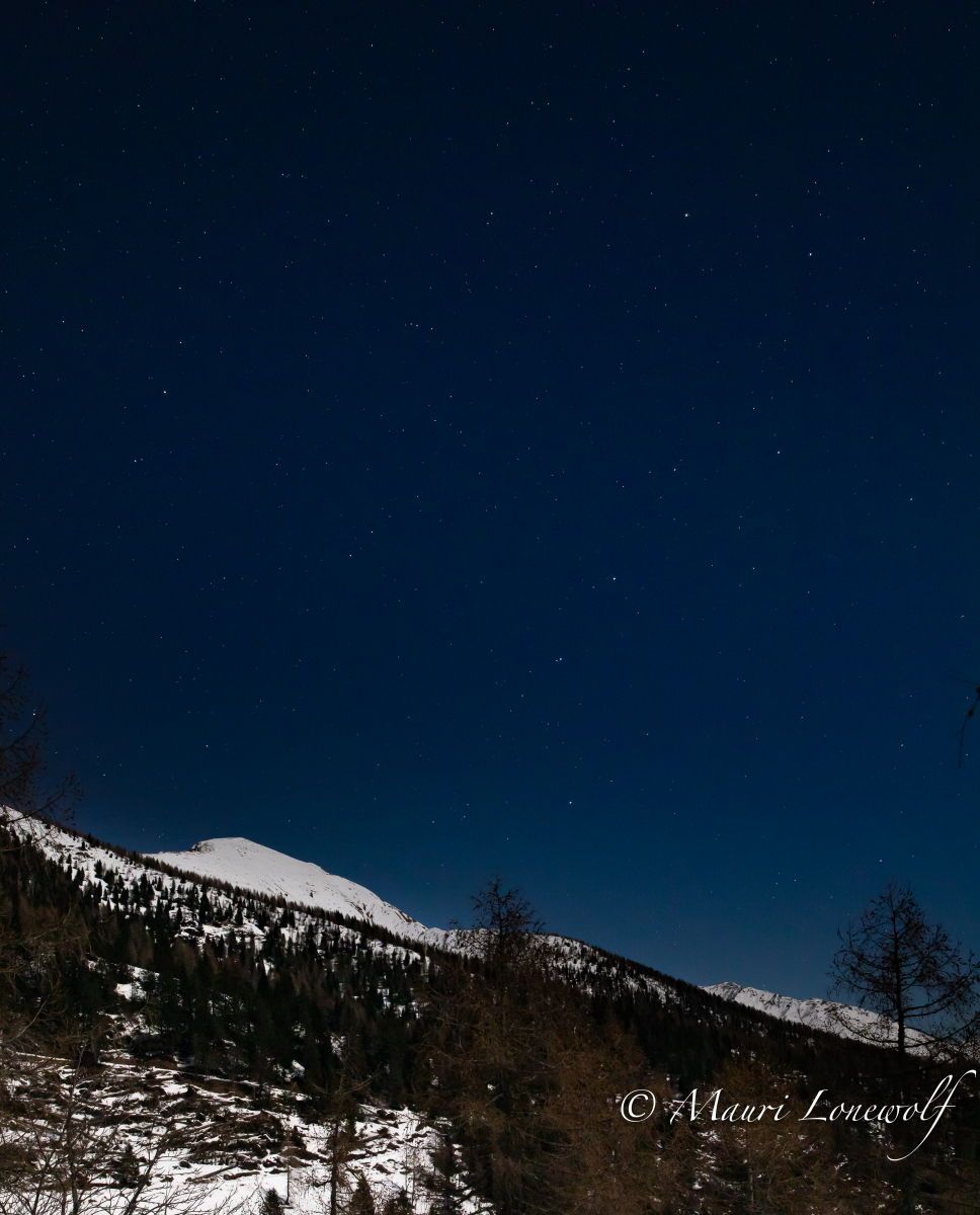 La costellazione dell'orsa maggiore