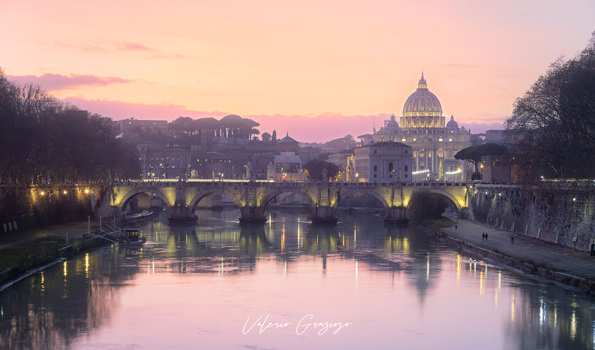 Un tocco di luce su Roma