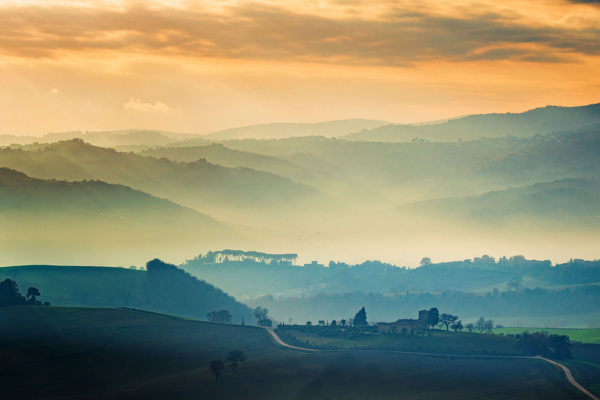 Umbrian Warm Landescape...