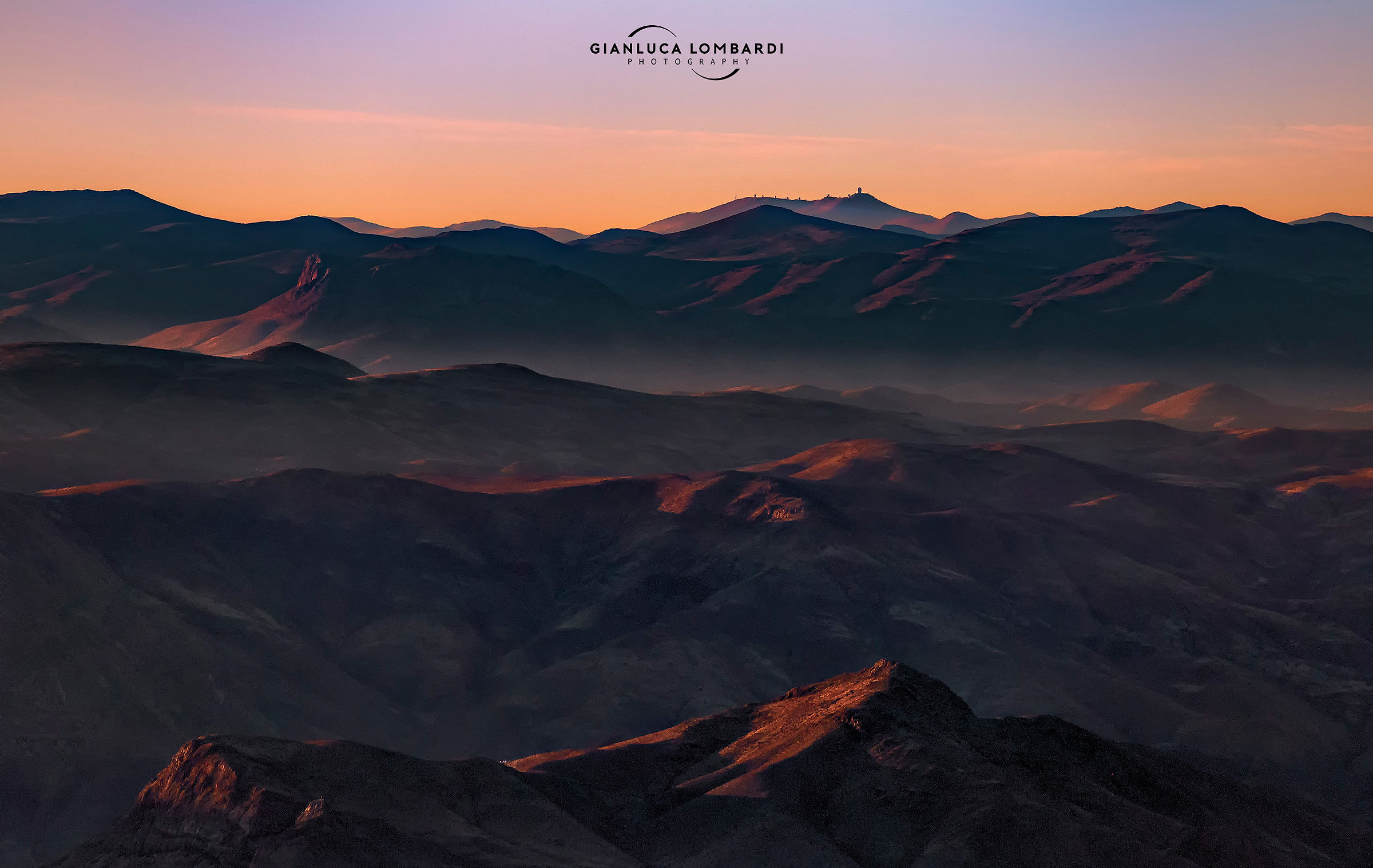 Mountains at twilight